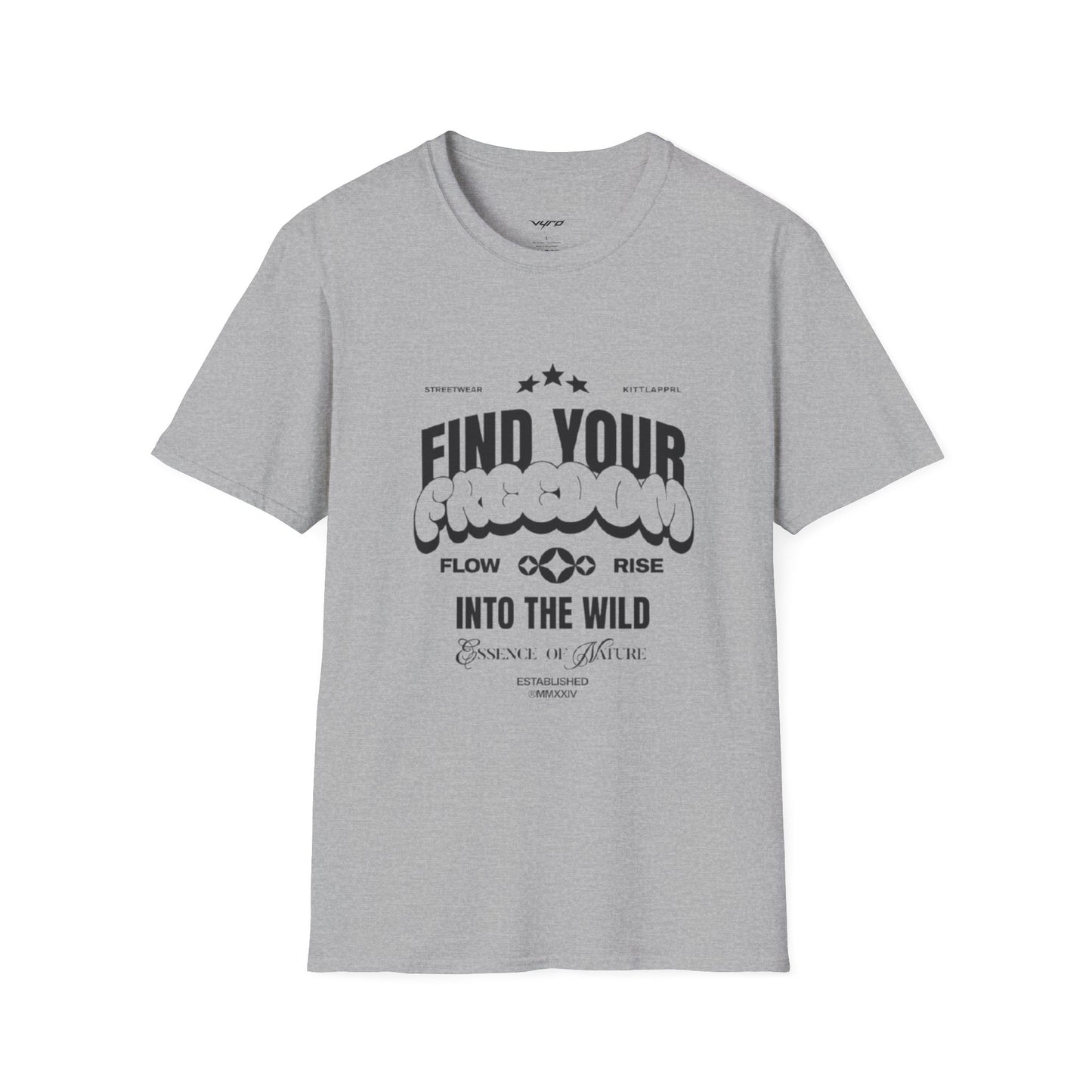 Find Your Freedom T-Shirt — 'Find Your Freedom' Graphic Tee, Adventure & Nature Vibe