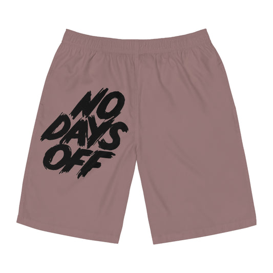 No Days Off Men's Board Shorts — Athletic Surf & Swim Trunks