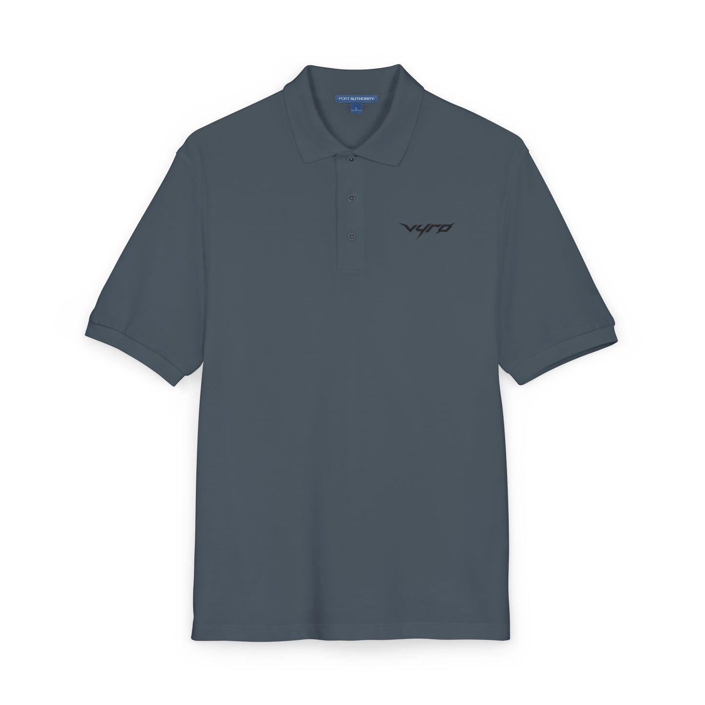 Embroidered Minimal Logo Polo Shirt — Classic Casual Work & Golf Tee