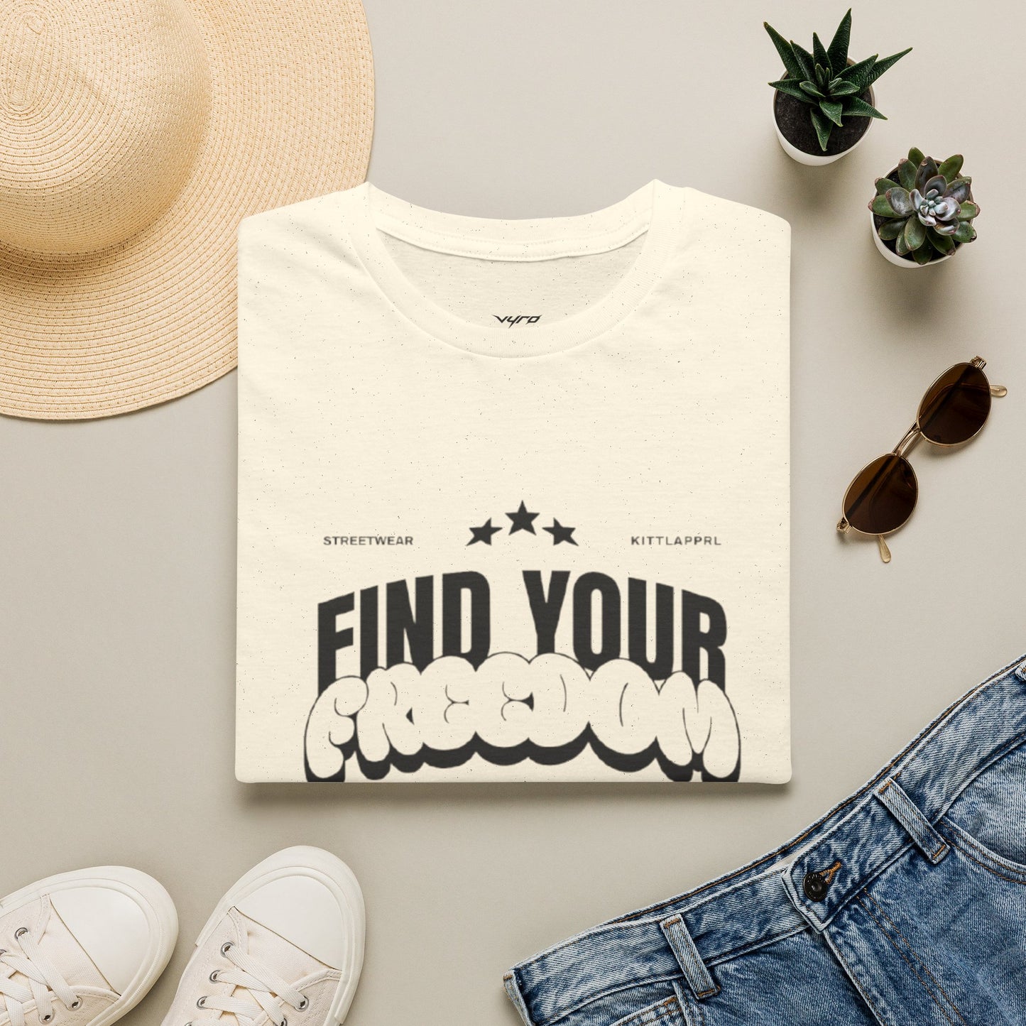 Find Your Freedom T-Shirt — 'Find Your Freedom' Graphic Tee, Adventure & Nature Vibe