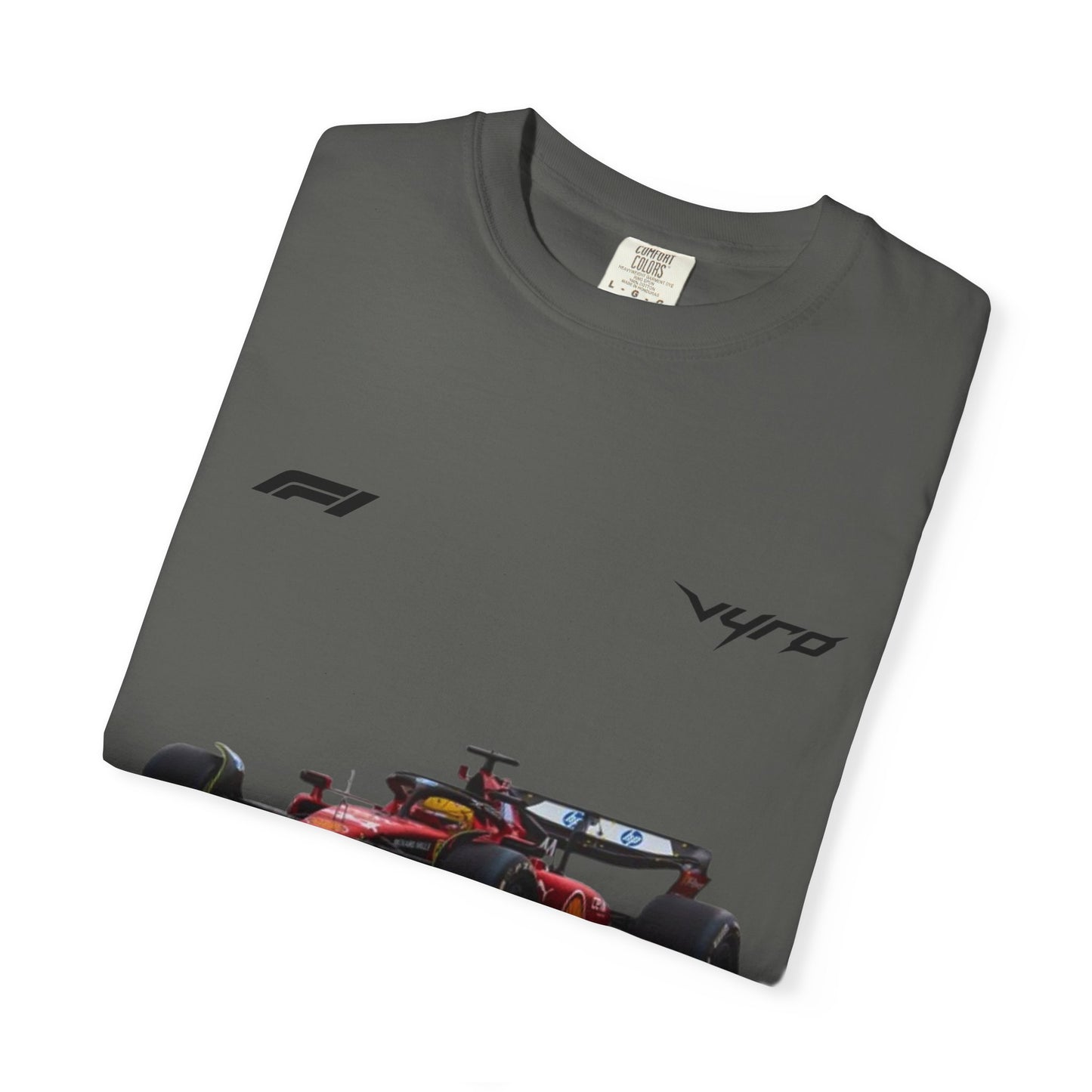 T-Shirt — Vintage Formula Racing Graphic Tee (Driver Illustration, F1 Inspired)