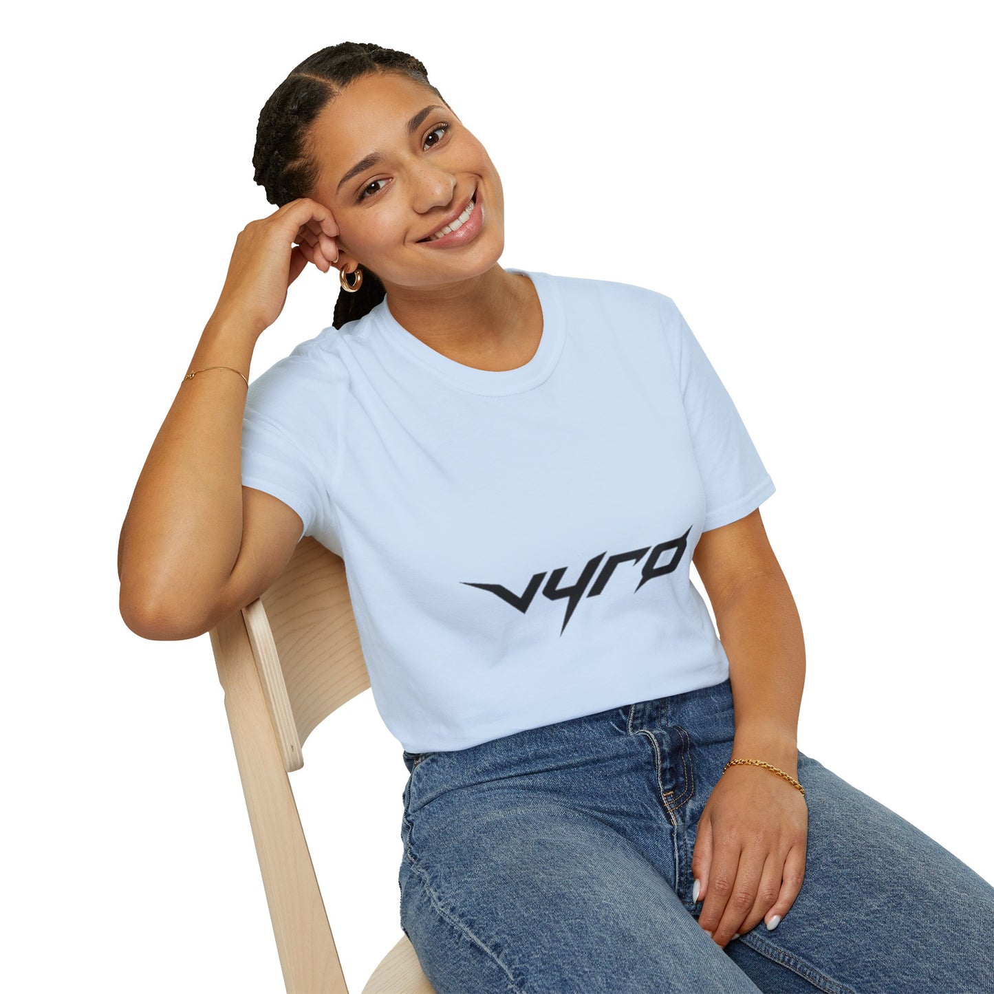 V4RO Logo T-Shirt — Minimal Tech Streetwear Graphic Tee