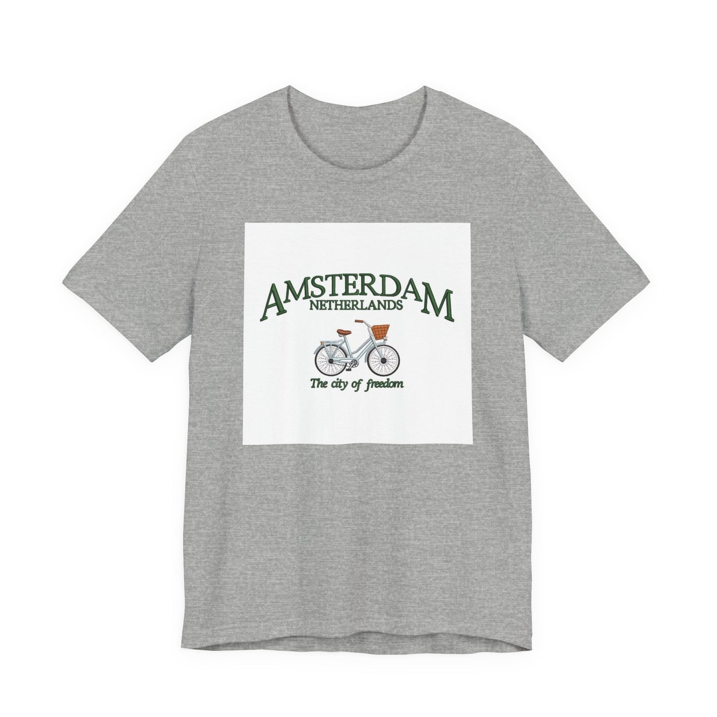 Amsterdam Bicycle Tee – Vintage 'The City of Freedom' Netherlands Shirt
