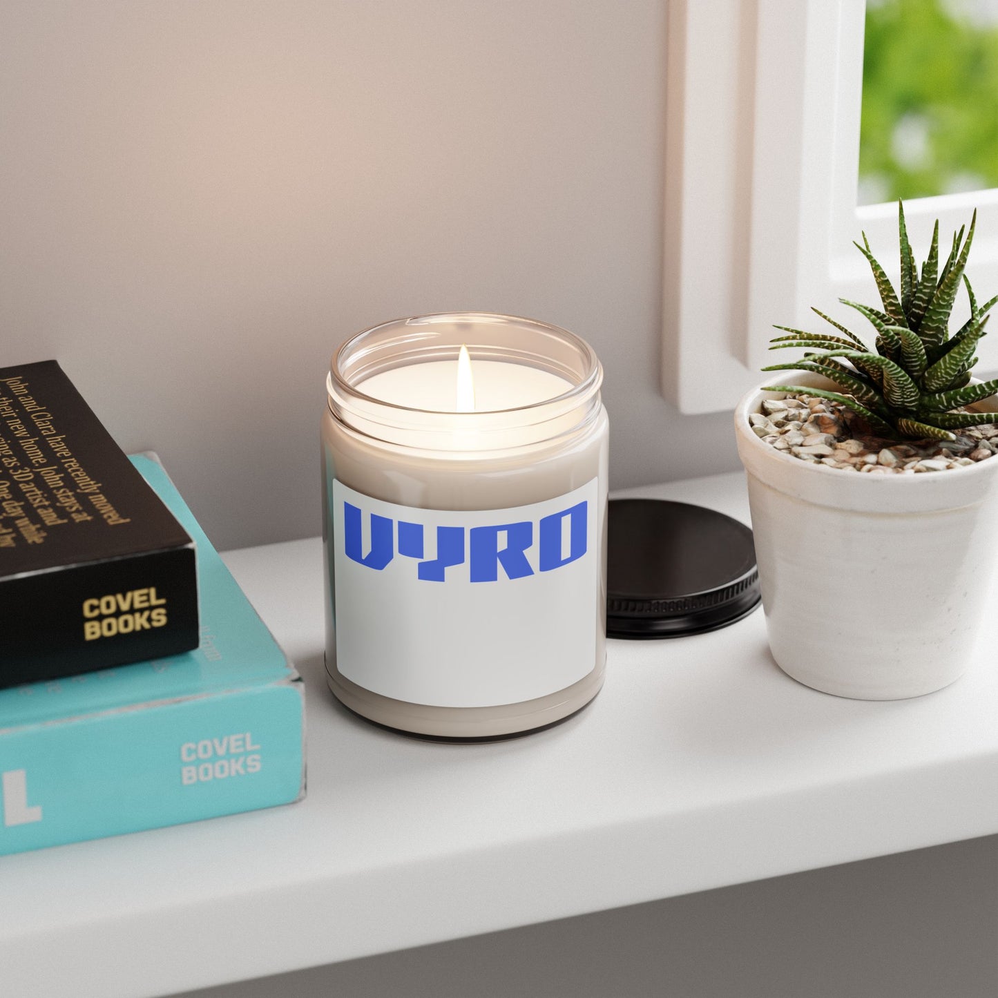 Soy Candle 9oz — VYRO Logo Scented Jar Candle