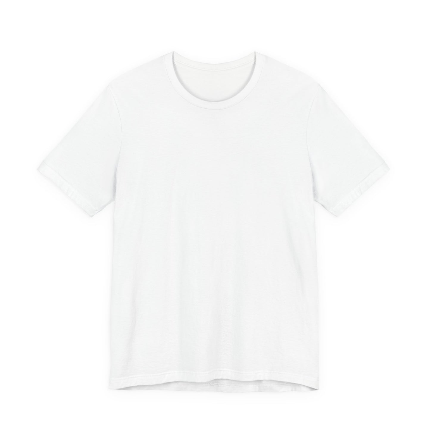 Classic White Tee — Plain Jersey Short Sleeve T-Shirt