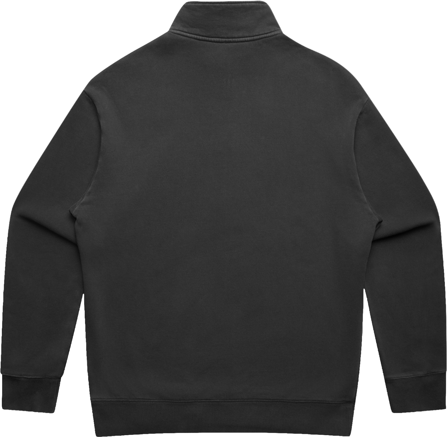 Faded Half-Zip Sweatshirt — Relaxed Casual Pullover
