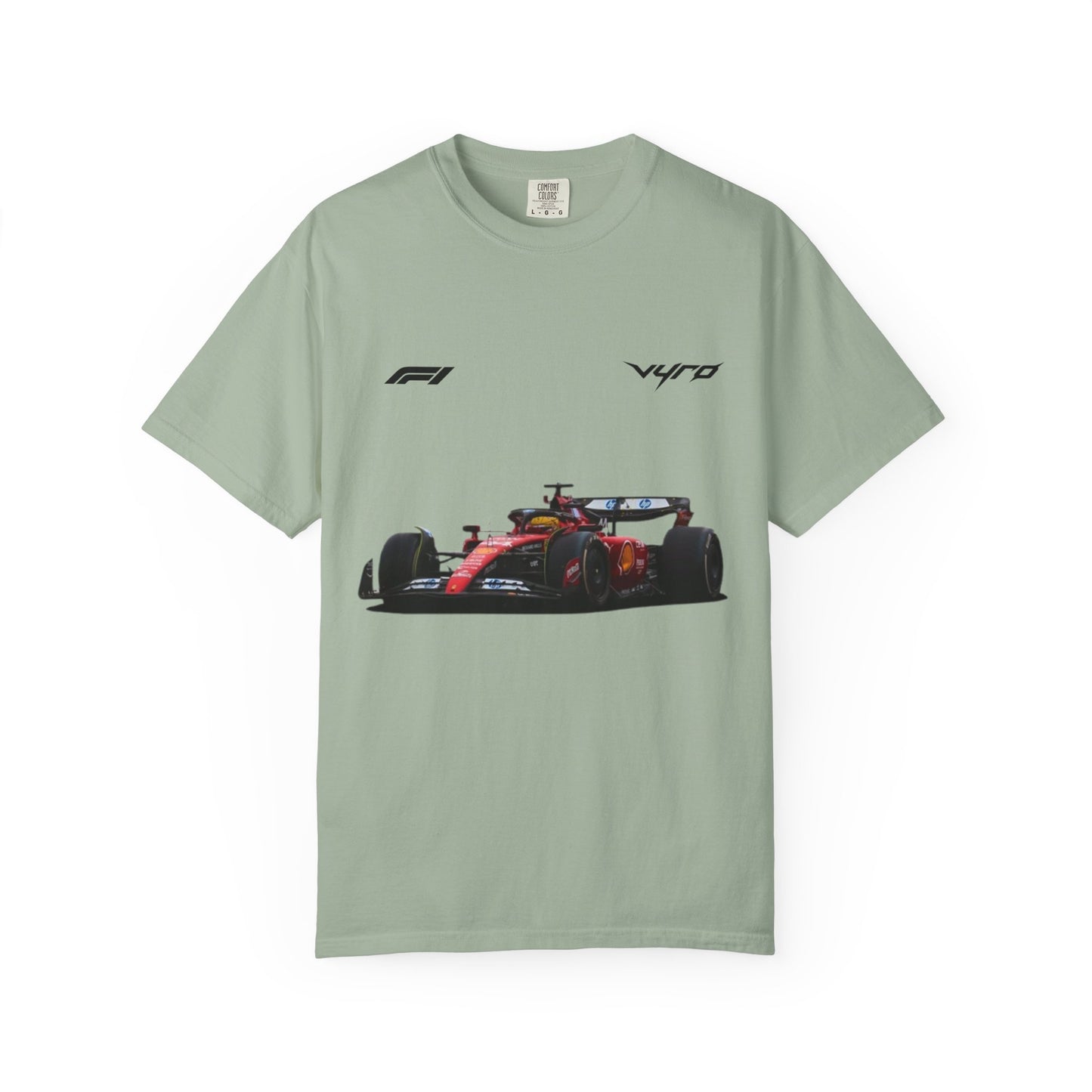 T-Shirt — Vintage Formula Racing Graphic Tee (Driver Illustration, F1 Inspired)