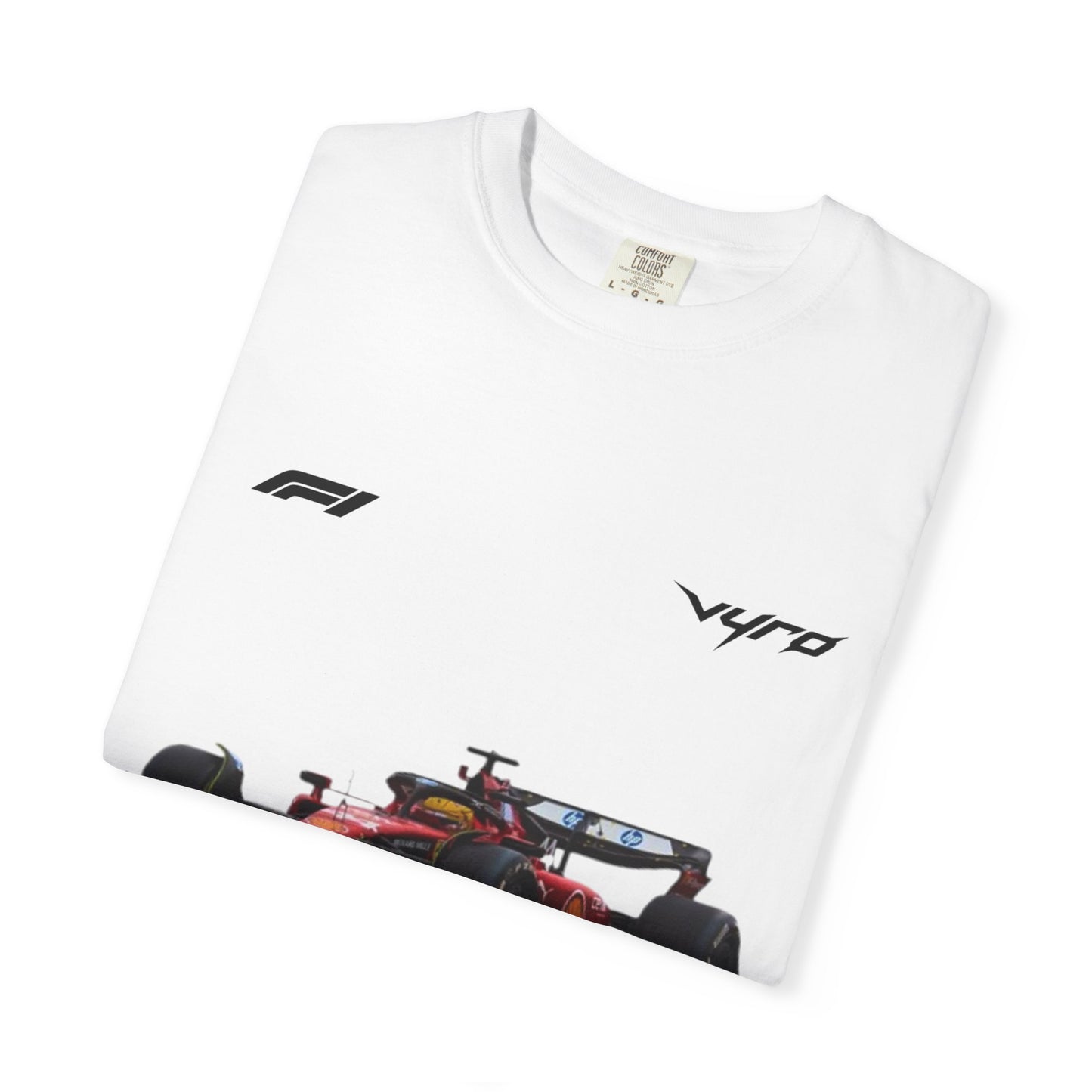 T-Shirt — Vintage Formula Racing Graphic Tee (Driver Illustration, F1 Inspired)