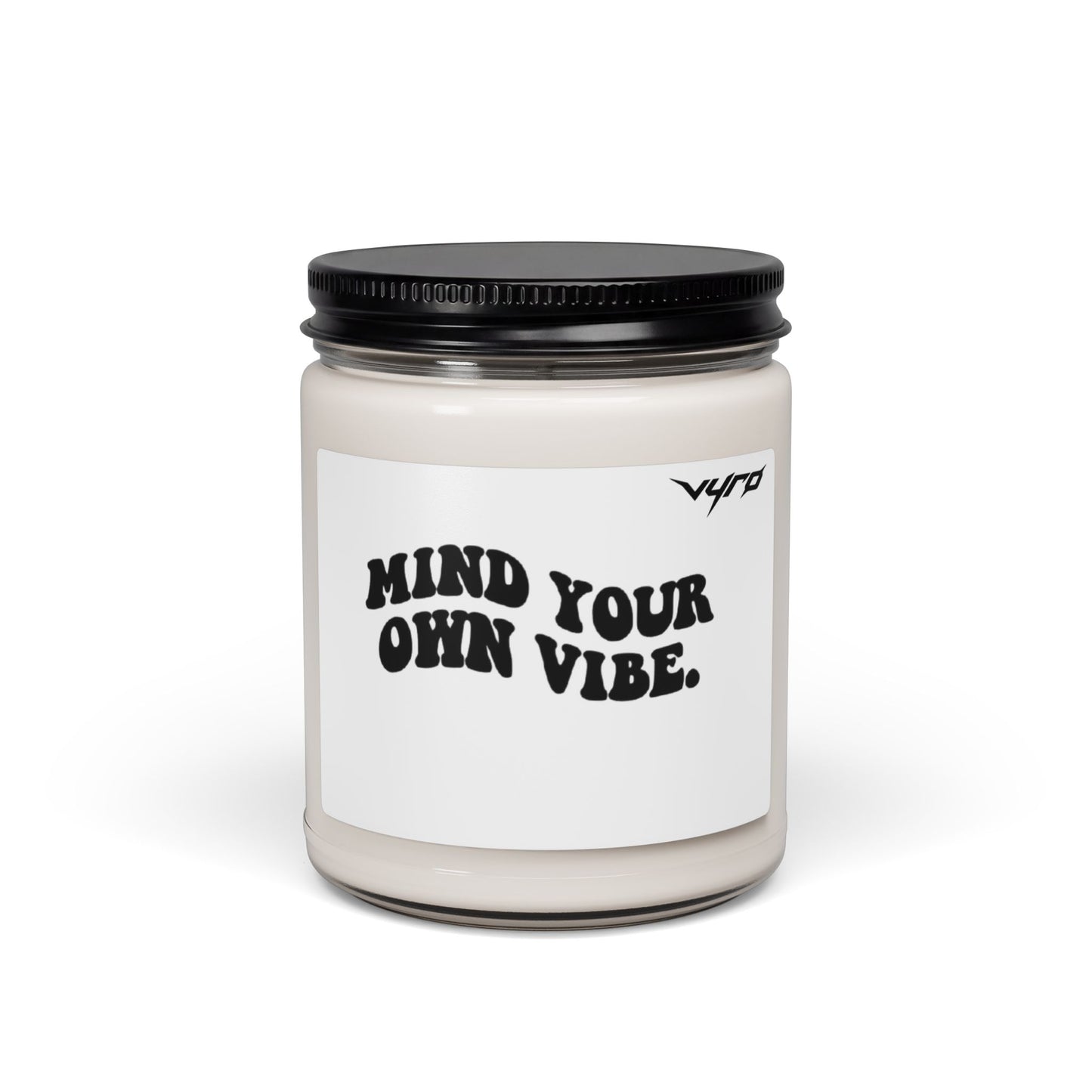 Mind Your Own Vibe Soy Candle — 9oz Scented Jar (Relaxing Home Gift)