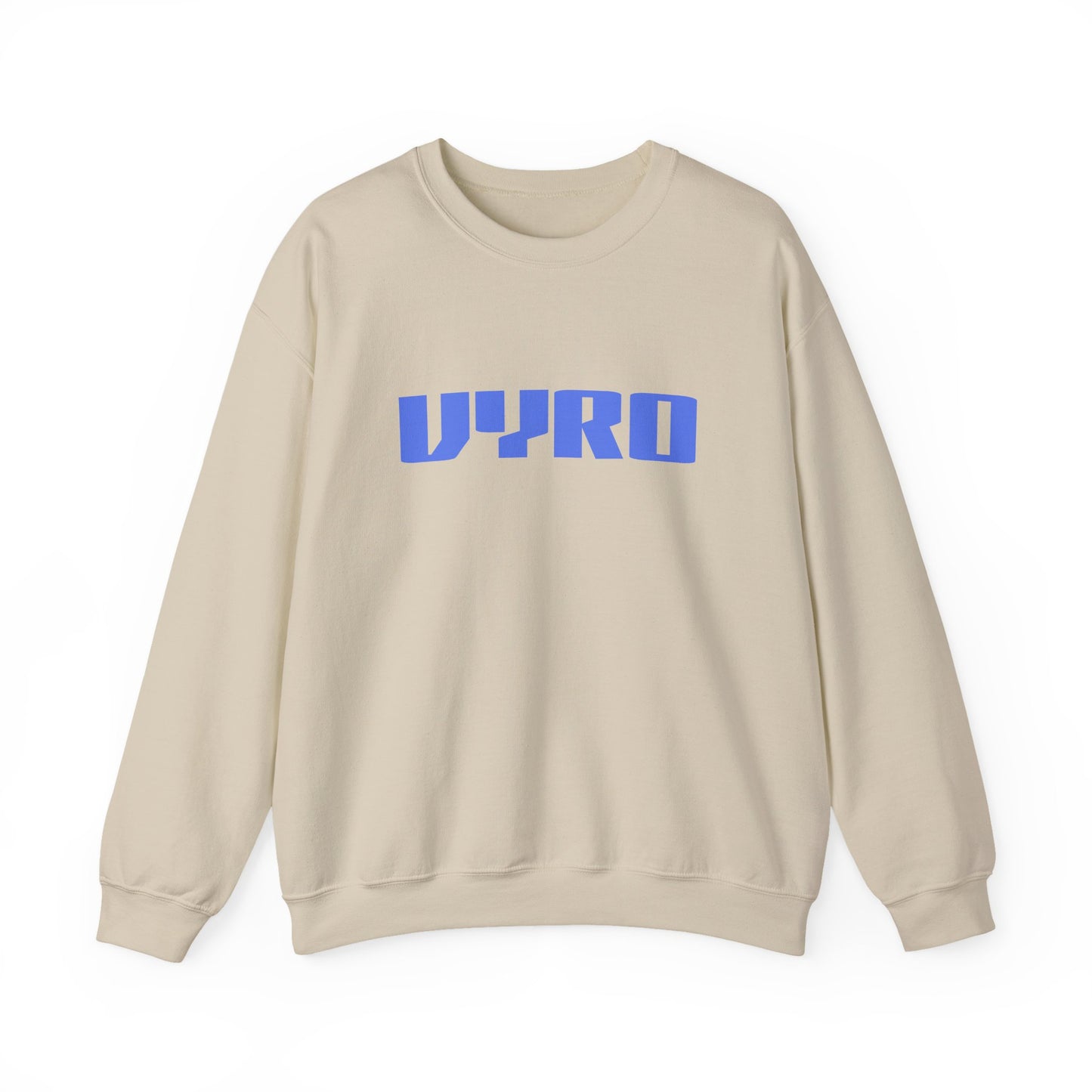 Vyro Logo Sweatshirt — Minimal White Crewneck