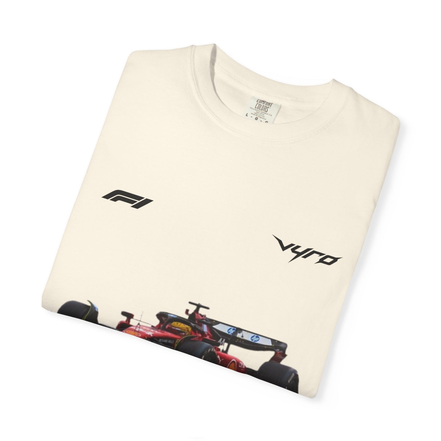 T-Shirt — Vintage Formula Racing Graphic Tee (Driver Illustration, F1 Inspired)