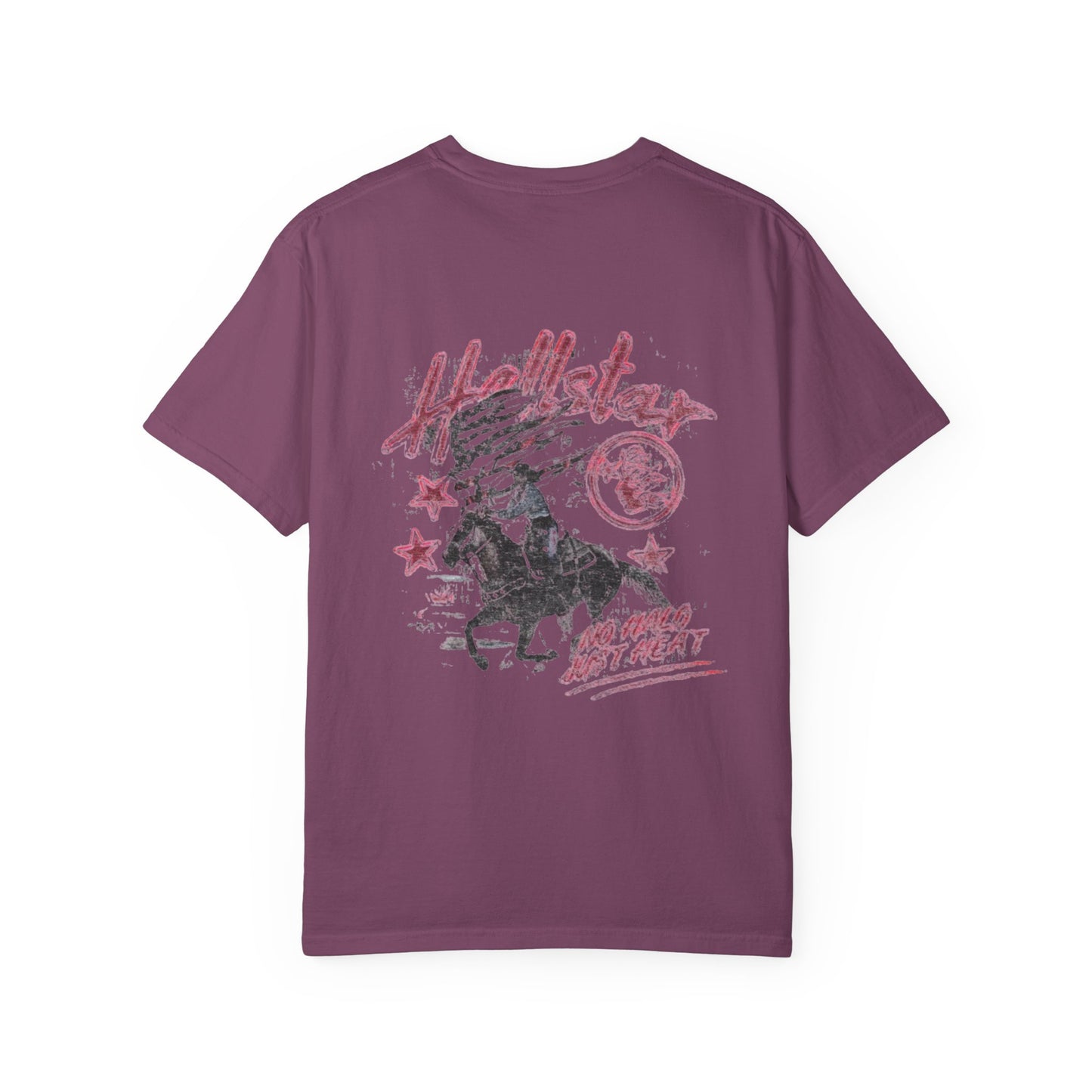 Graphic T-Shirt — "Embrace New Roads" Vintage Western Rider Tee