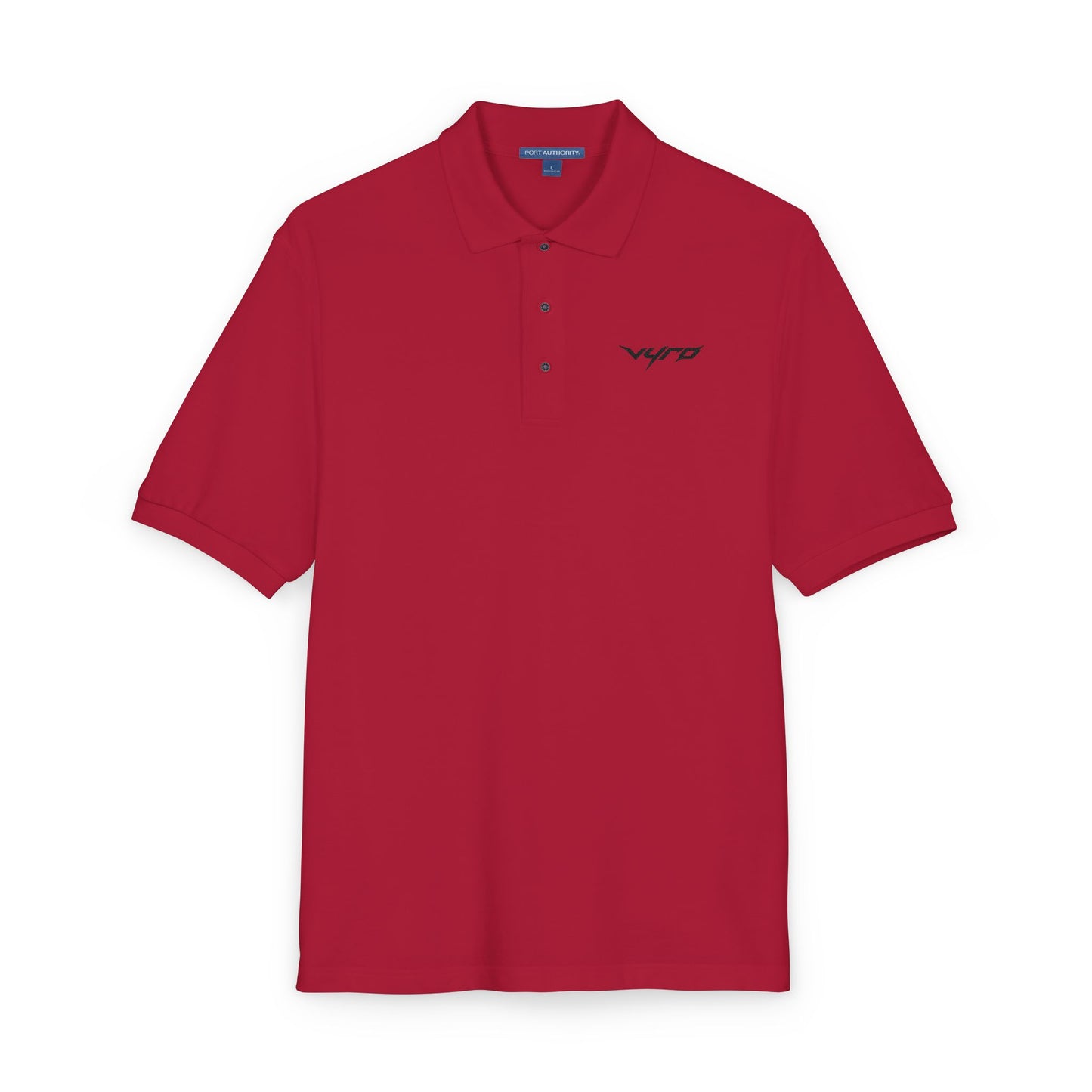 Embroidered Minimal Logo Polo Shirt — Classic Casual Work & Golf Tee