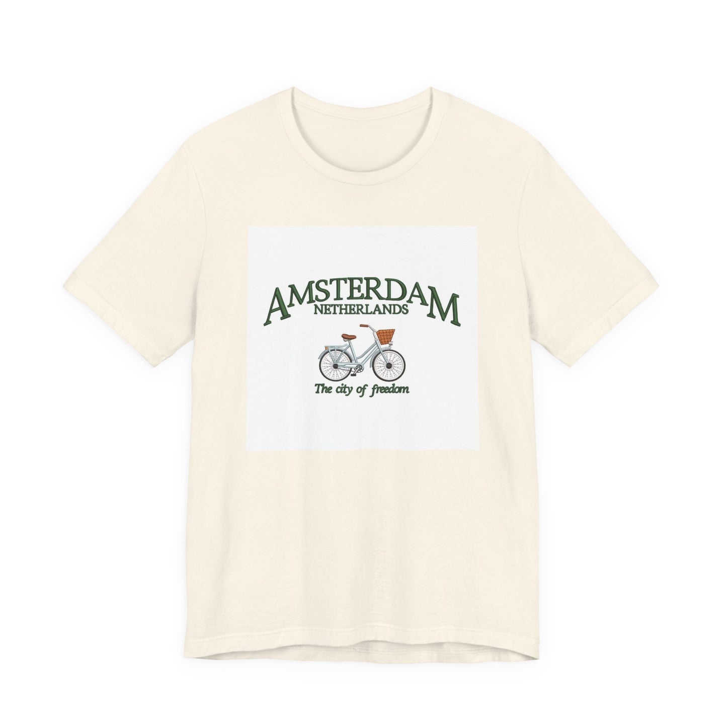 Amsterdam Bicycle Tee – Vintage 'The City of Freedom' Netherlands Shirt