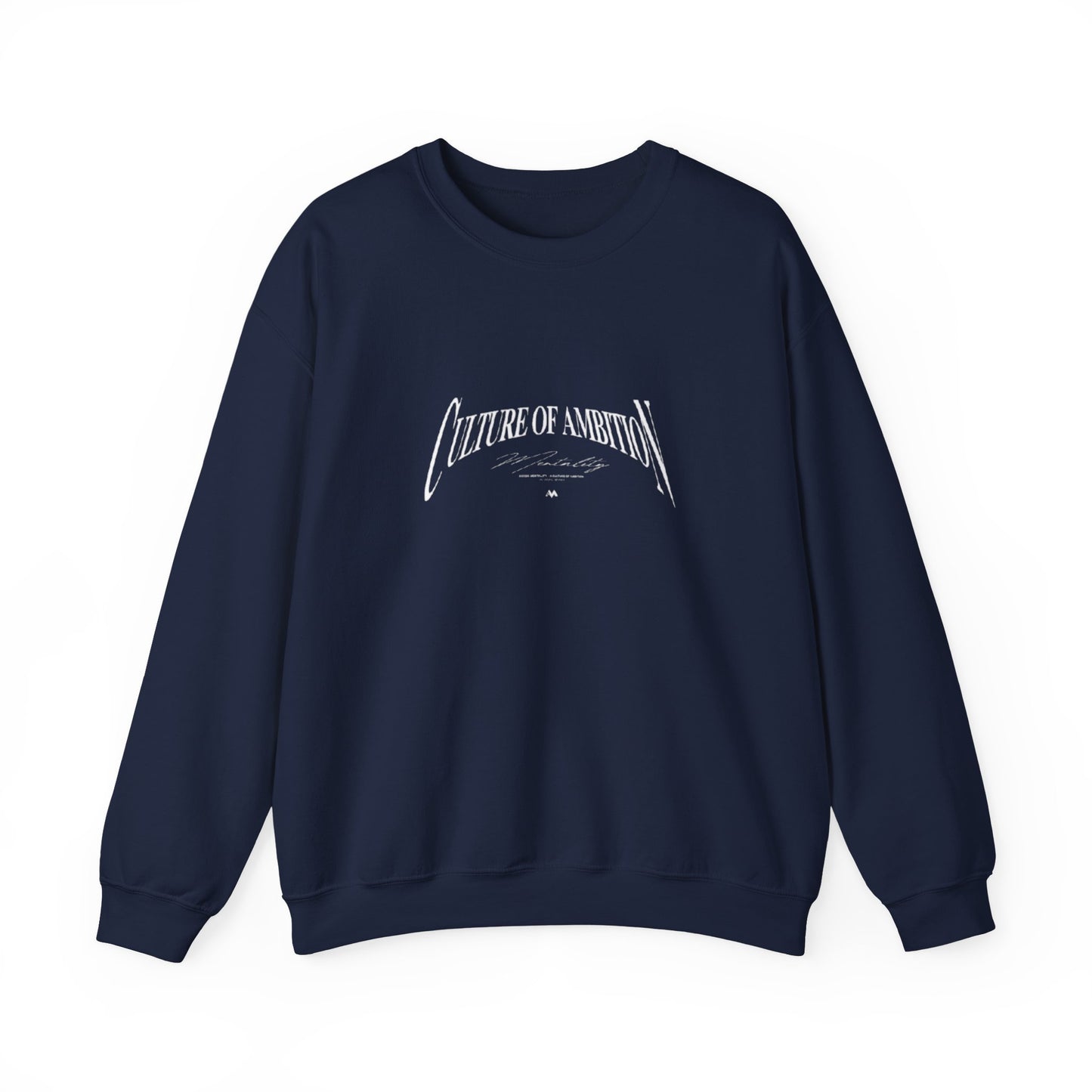 Classic White Crewneck Sweatshirt - Minimalist Blank Pullover