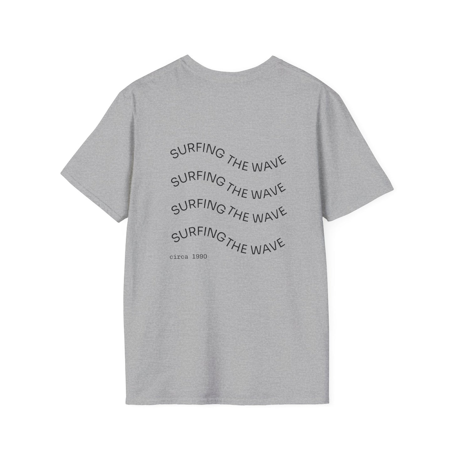 T-Shirt — Tropical Palm Beach Graphic Tee with 'vyro' Text