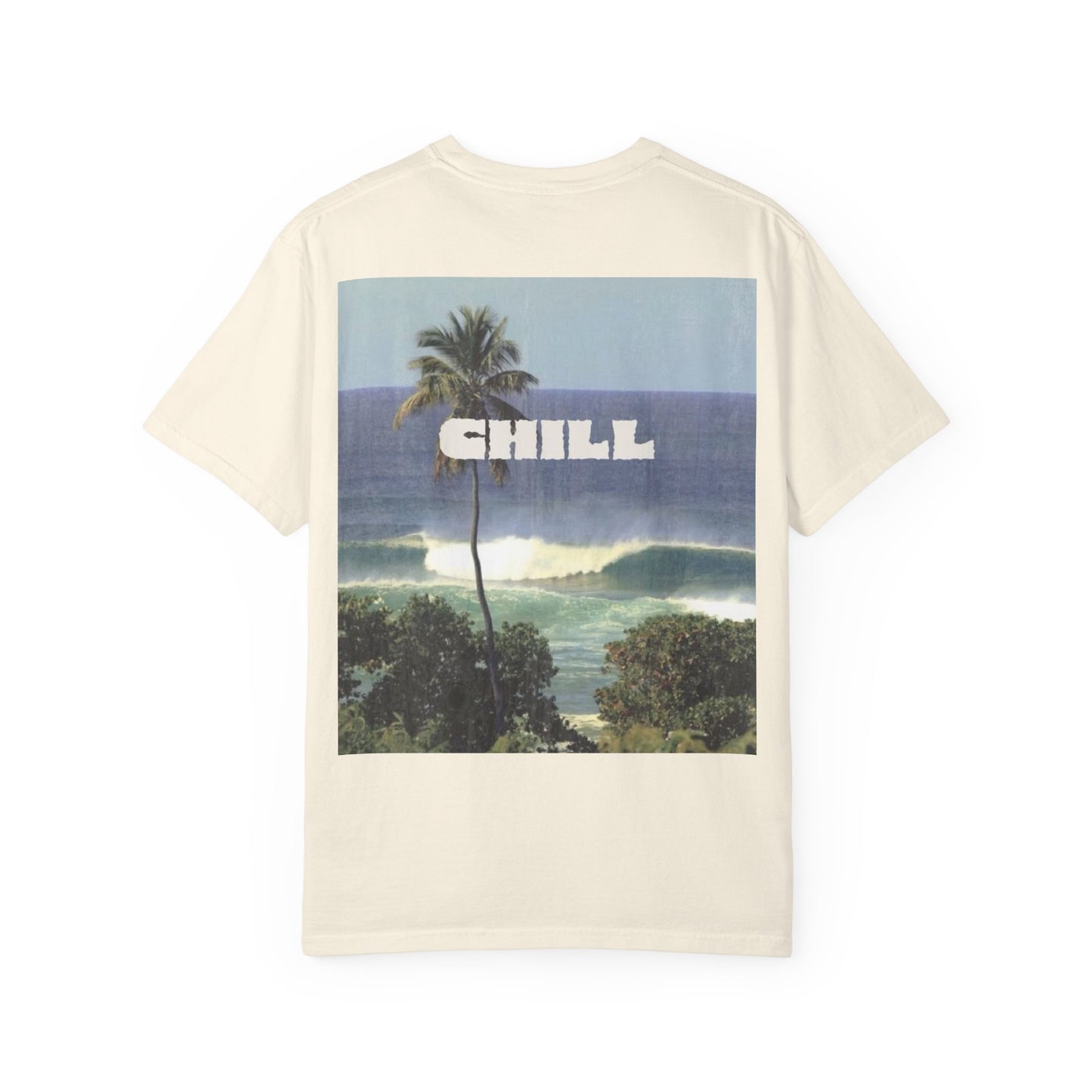 Mind Your Own Vibe T-Shirt — Retro Tropical "CHILL" Graphic Tee