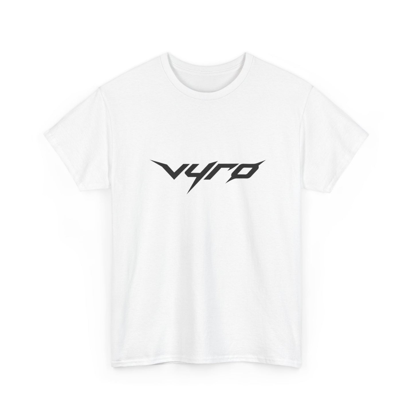 Summer Vibes Graphic Tee — 'Vyro' Logo & Beach Icon Back