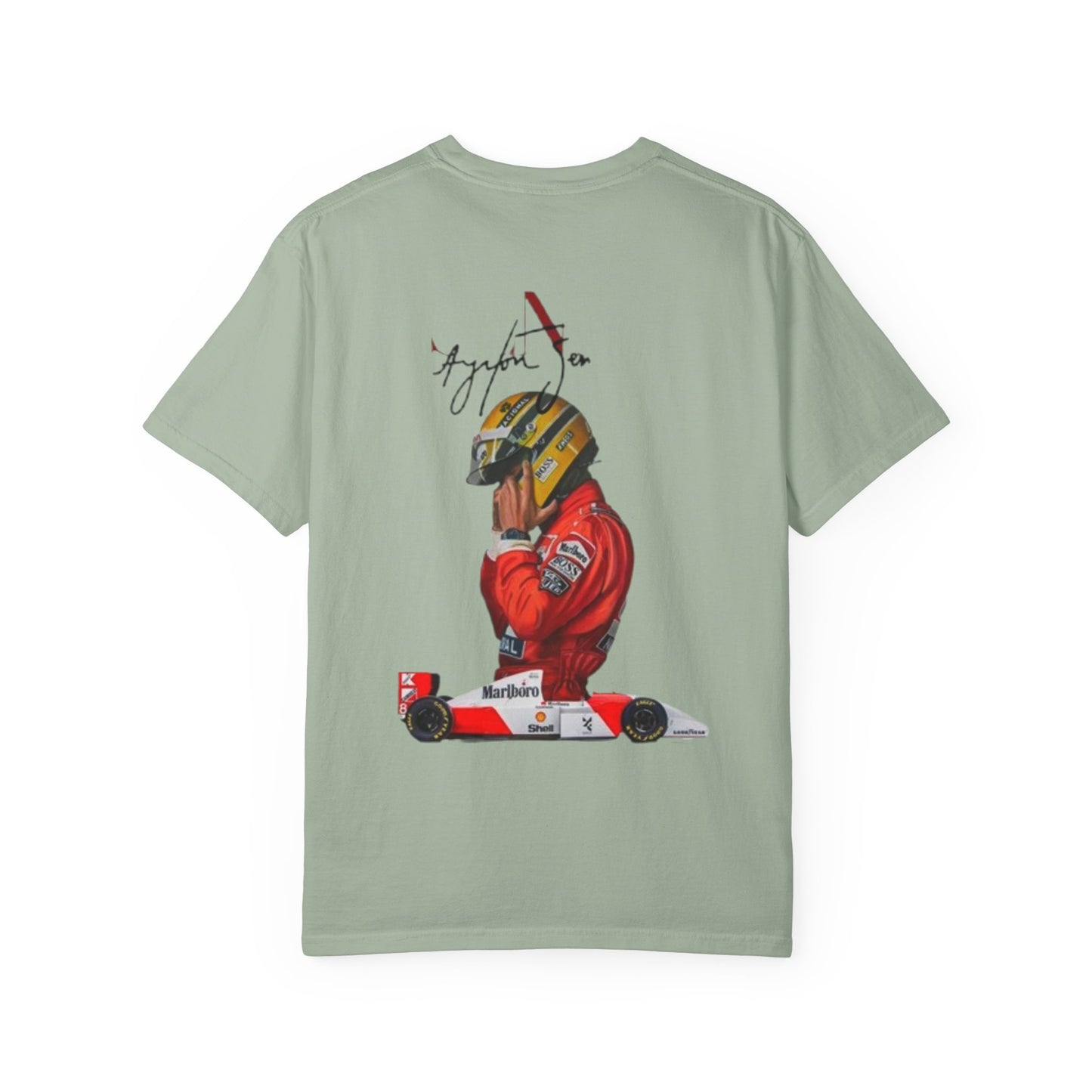 T-Shirt — Vintage Formula Racing Graphic Tee (Driver Illustration, F1 Inspired)