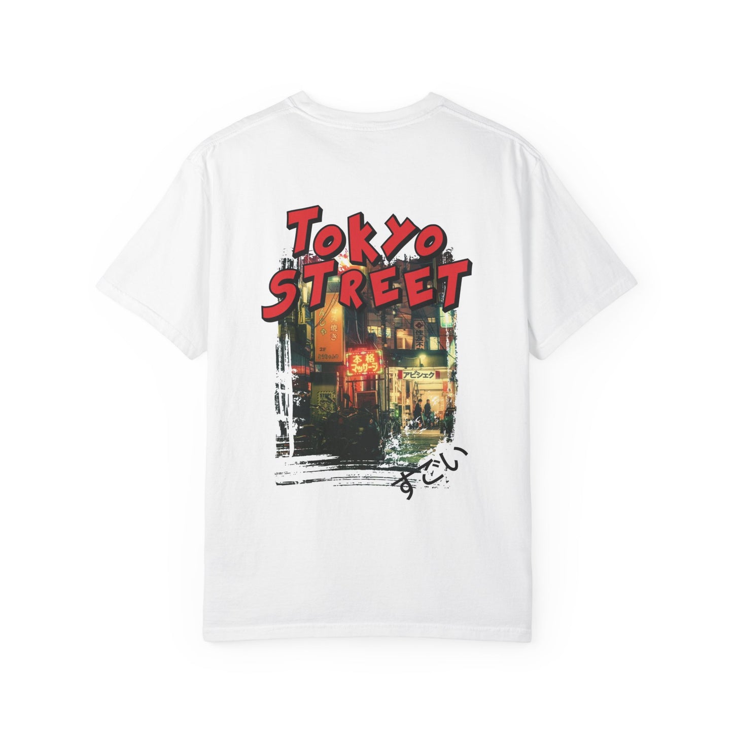 Tokyo Street Graphic T-Shirt — Night Cityscape Print
