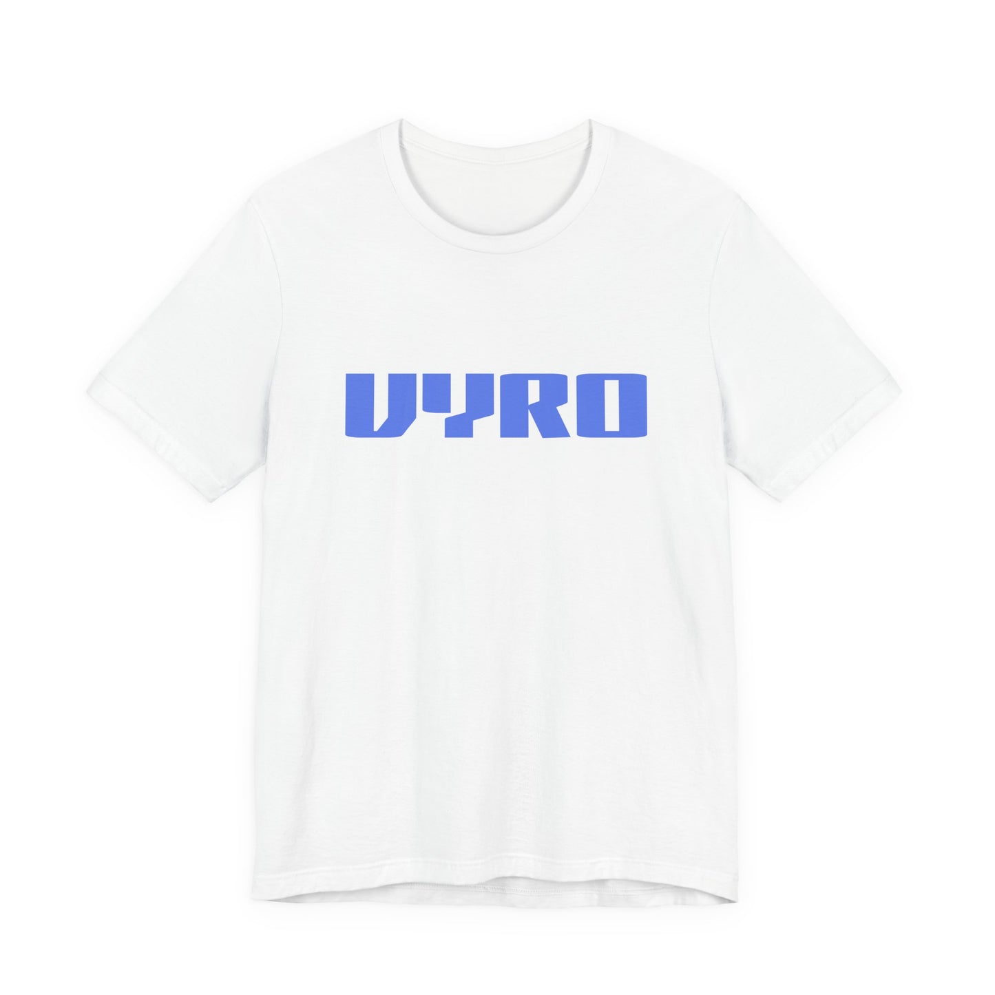 Vyro Logo Tee — Minimal Blue Graphic T-Shirt