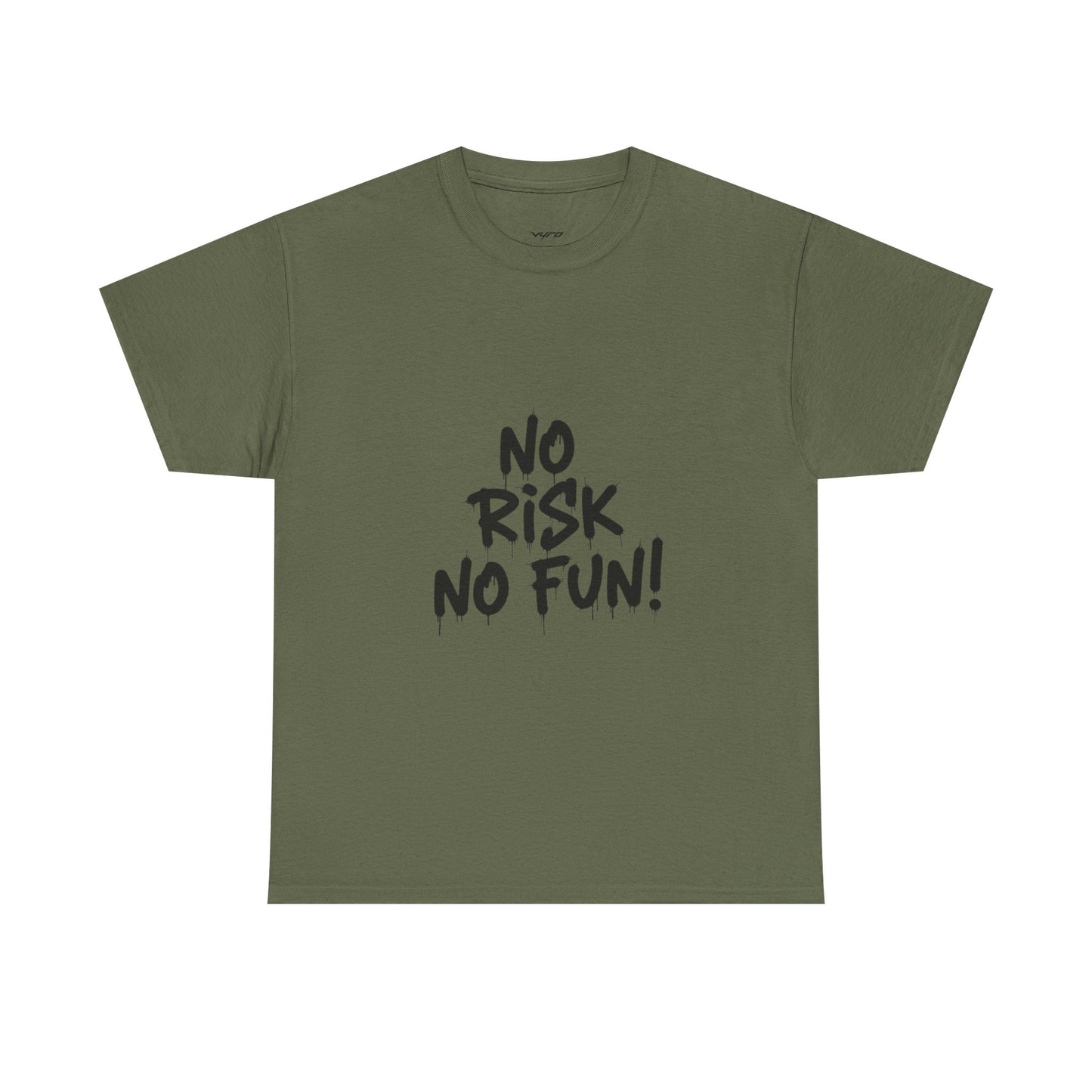 Beyond Adventure Tee — "No Risk No Fun" Graphic T‑Shirt