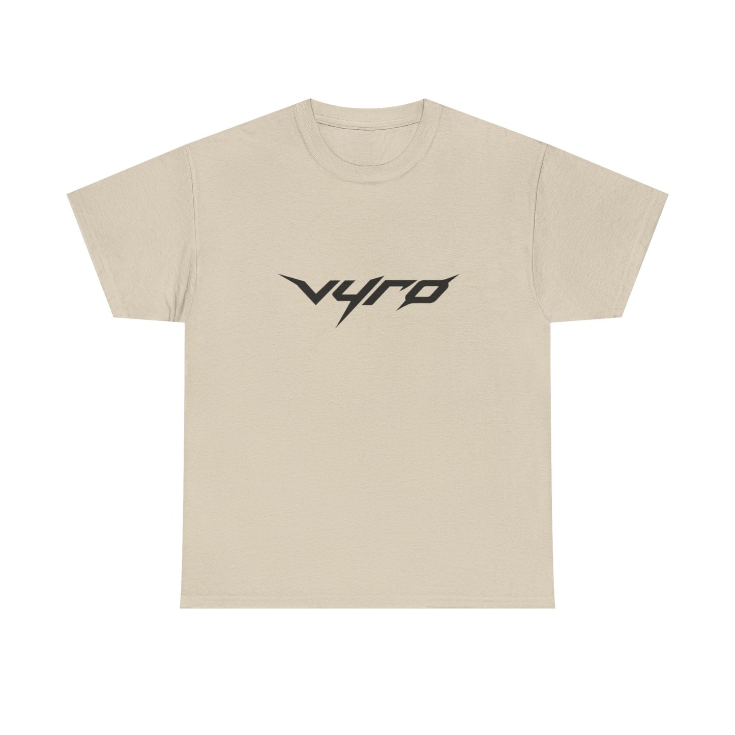 Summer Vibes Graphic Tee — 'Vyro' Logo & Beach Icon Back