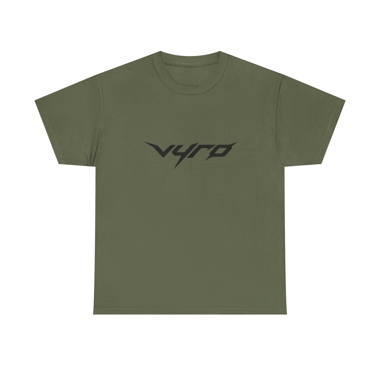 Summer Vibes Graphic Tee — 'Vyro' Logo & Beach Icon Back
