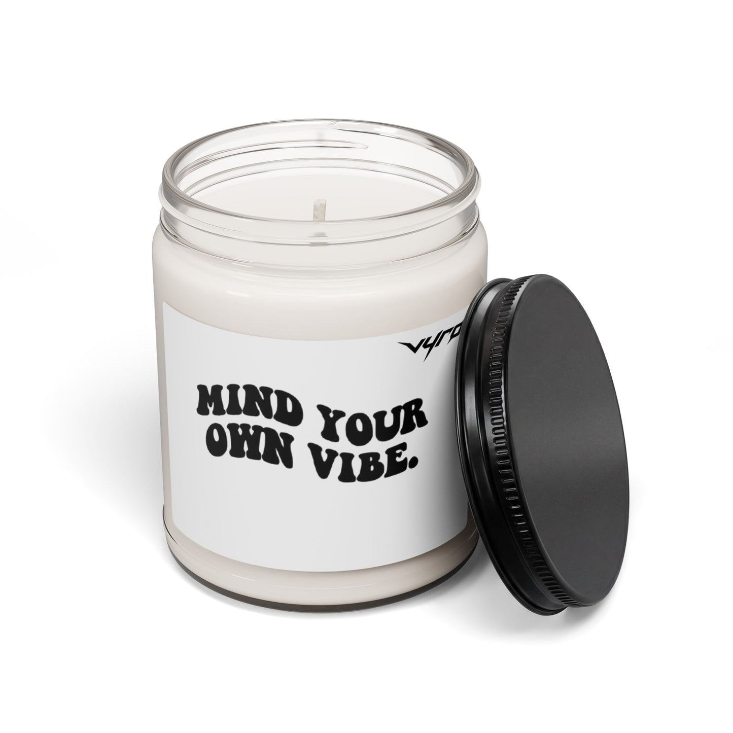 Mind Your Own Vibe Soy Candle — 9oz Scented Jar (Relaxing Home Gift)