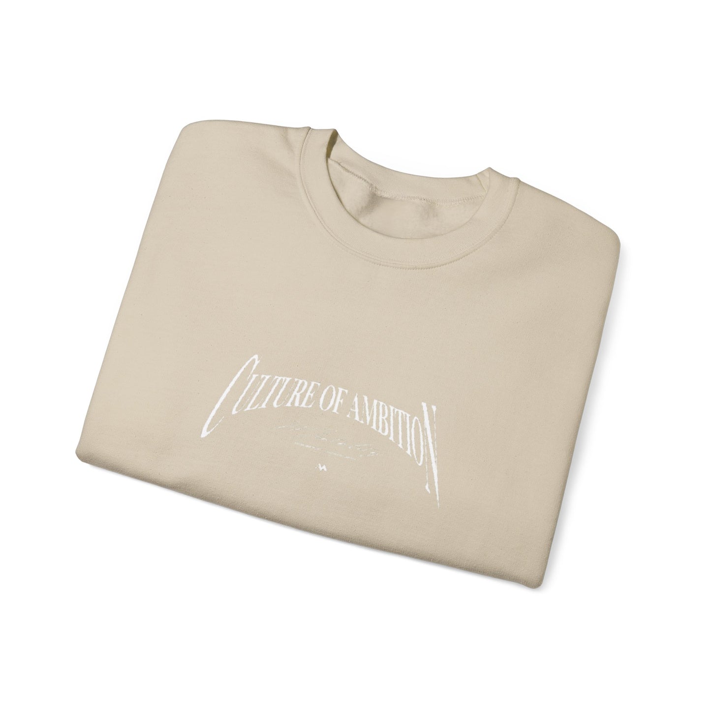 Classic White Crewneck Sweatshirt - Minimalist Blank Pullover