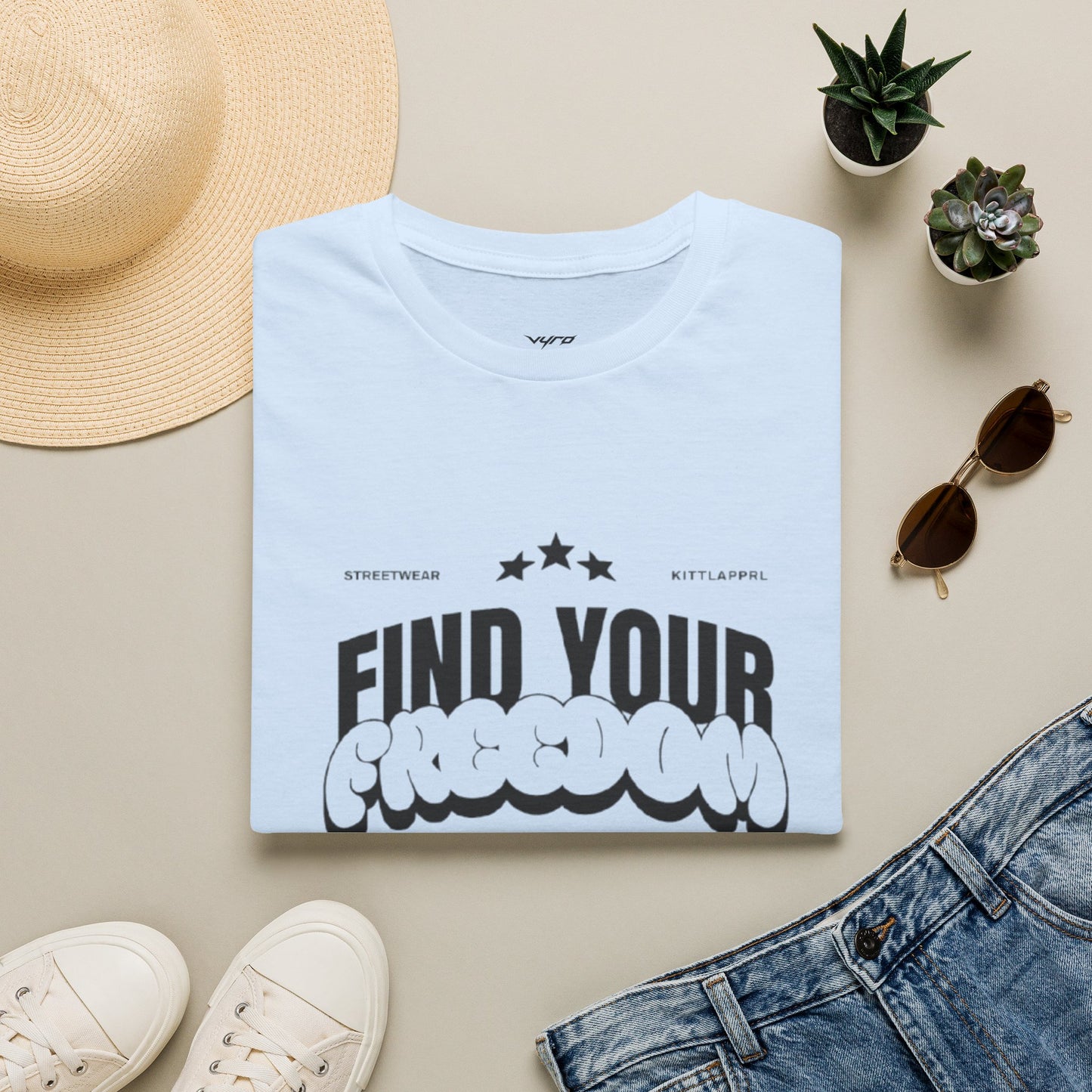 Find Your Freedom T-Shirt — 'Find Your Freedom' Graphic Tee, Adventure & Nature Vibe