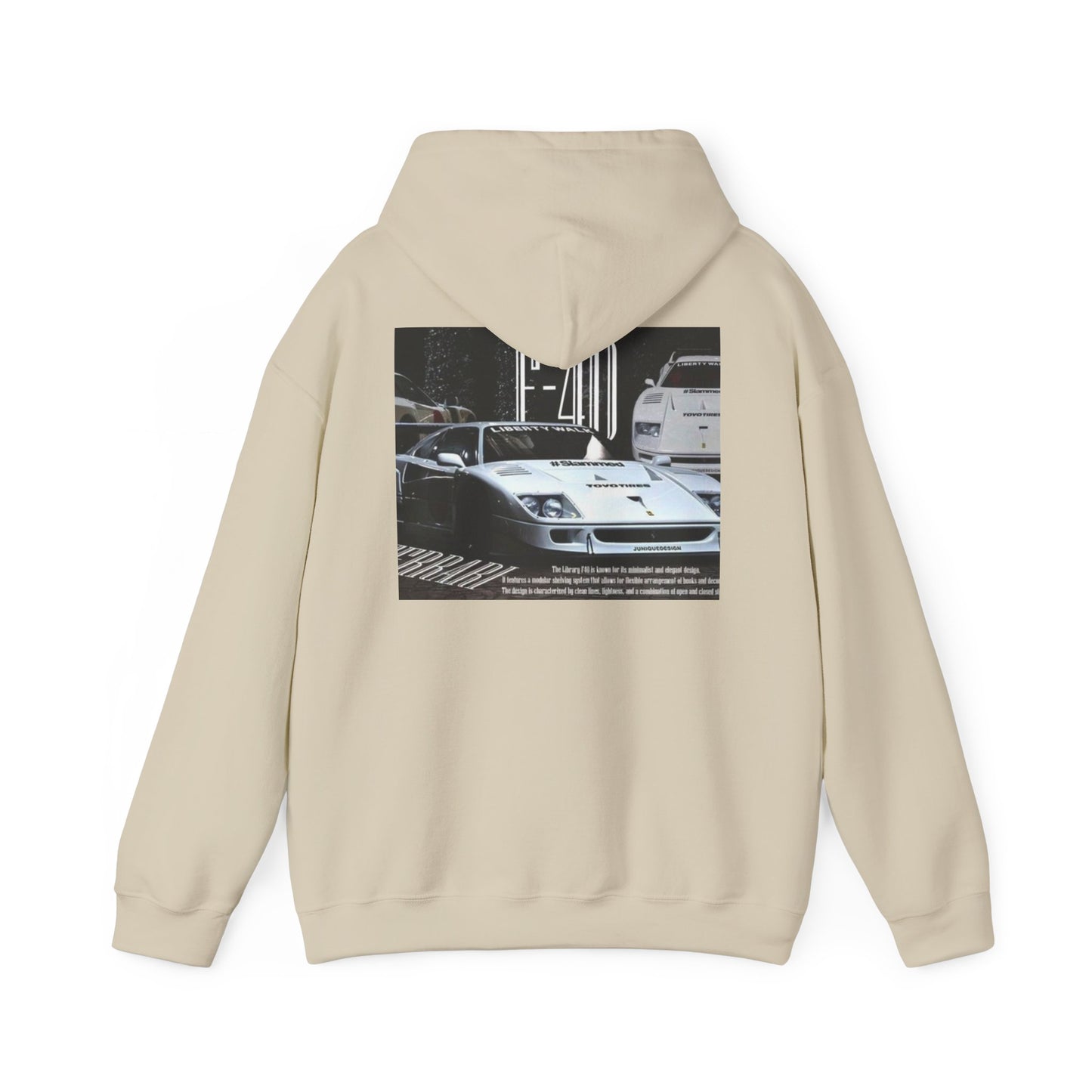Vintage Supercar Hoodie — Vyro Logo Streetwear with Classic Racing Photo