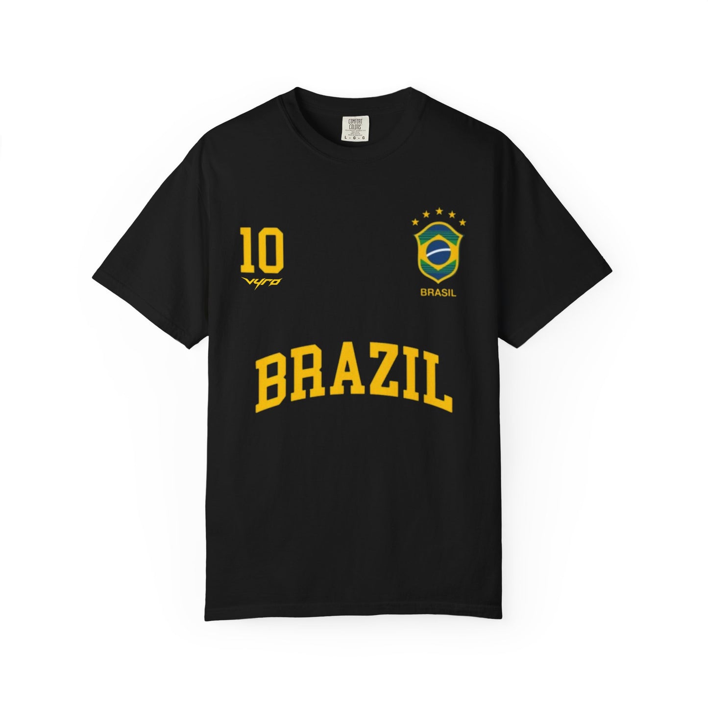 Brazil Soccer T-Shirt – Vintage National Team Graphic Jersey