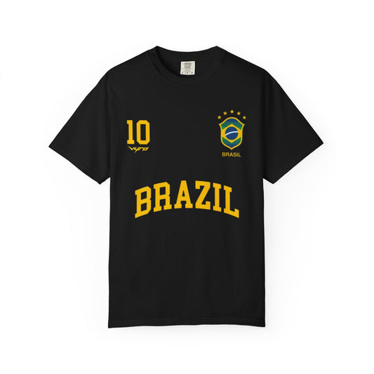 Brazil Soccer T-Shirt – Vintage National Team Graphic Jersey