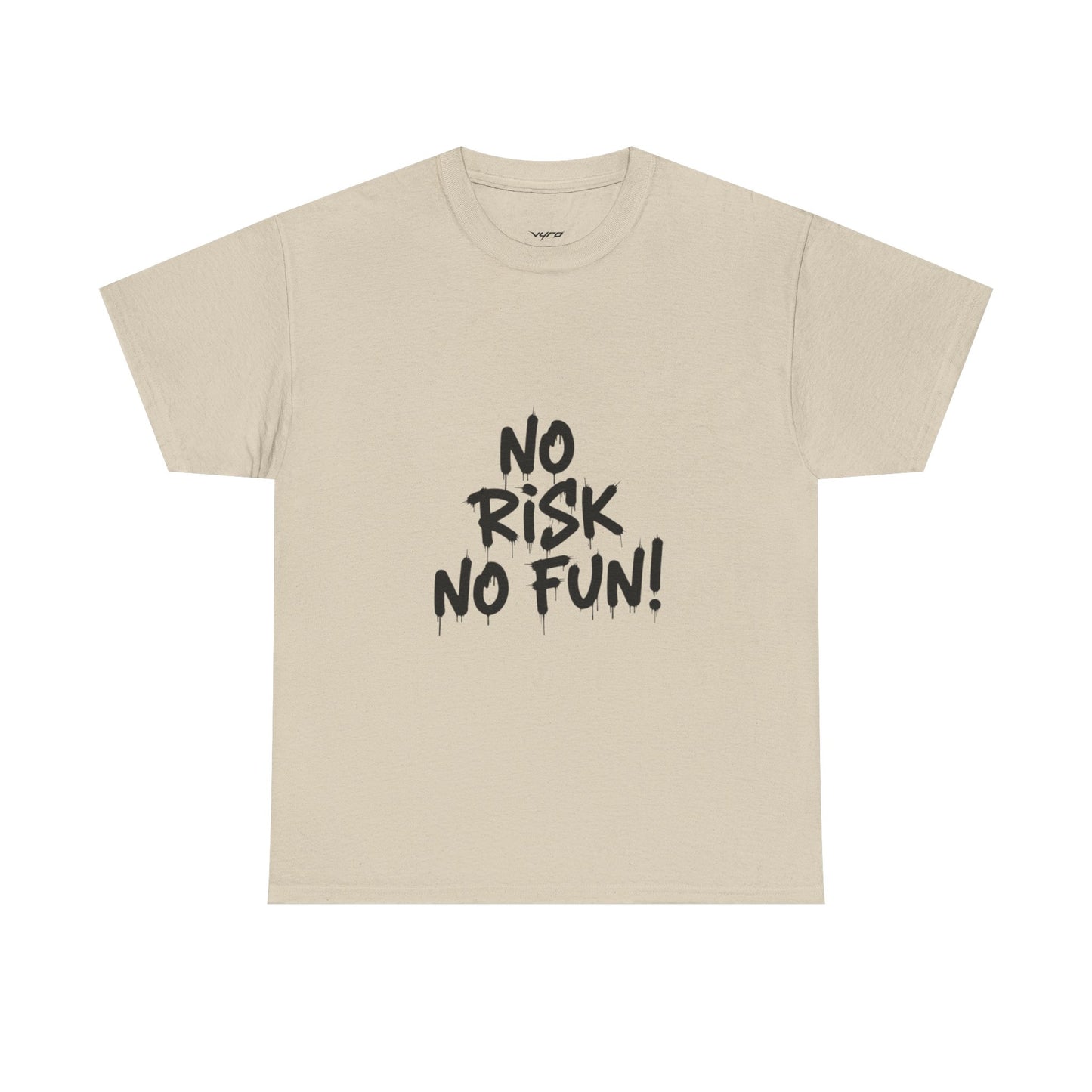 Beyond Adventure Tee — "No Risk No Fun" Graphic T‑Shirt