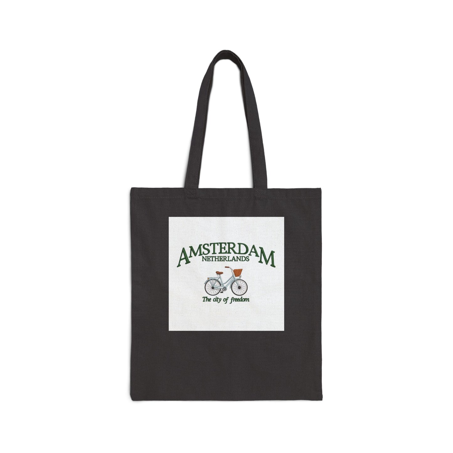Amsterdam Bicycle Canvas Tote Bag – The City of Freedom Travel Shopper