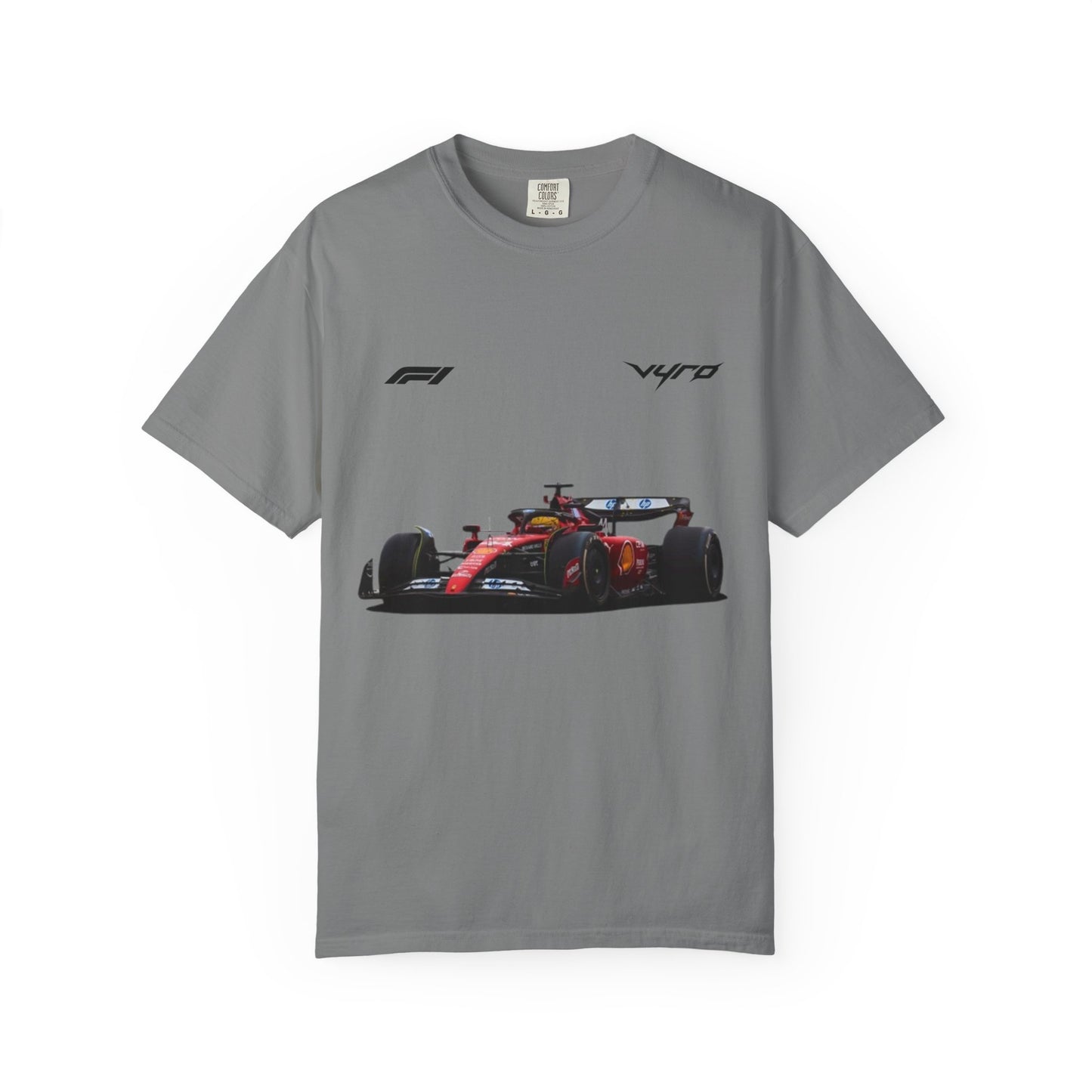 T-Shirt — Vintage Formula Racing Graphic Tee (Driver Illustration, F1 Inspired)