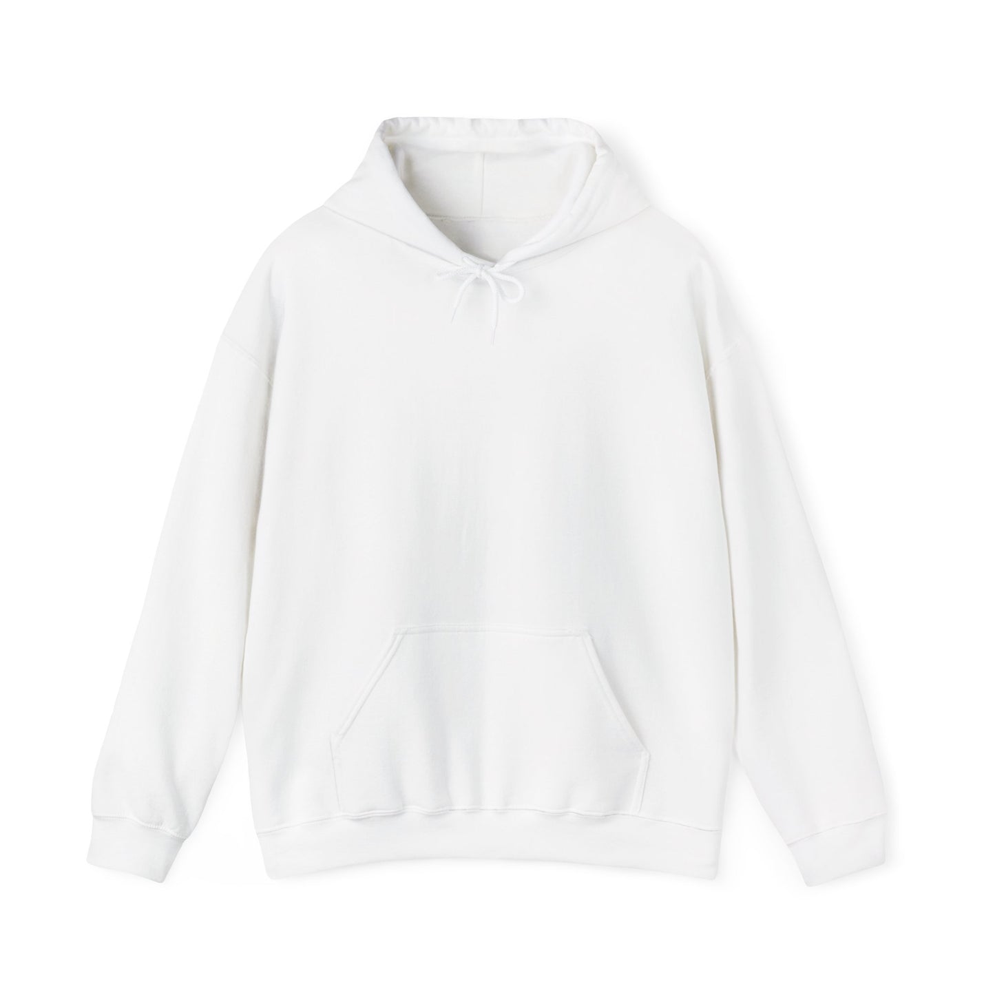 Classic White Hoodie — Minimal Blank Pullover Sweatshirt