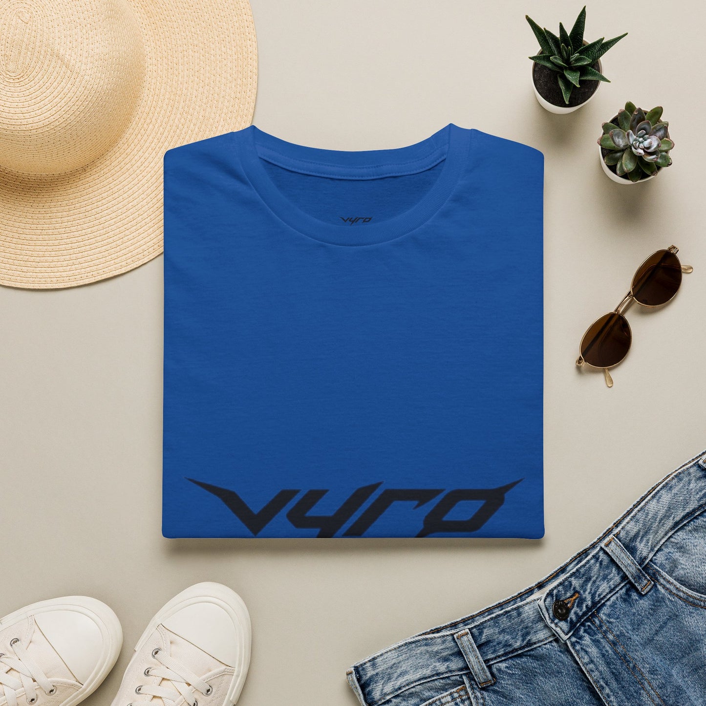V4RO Logo T-Shirt — Minimal Tech Streetwear Graphic Tee