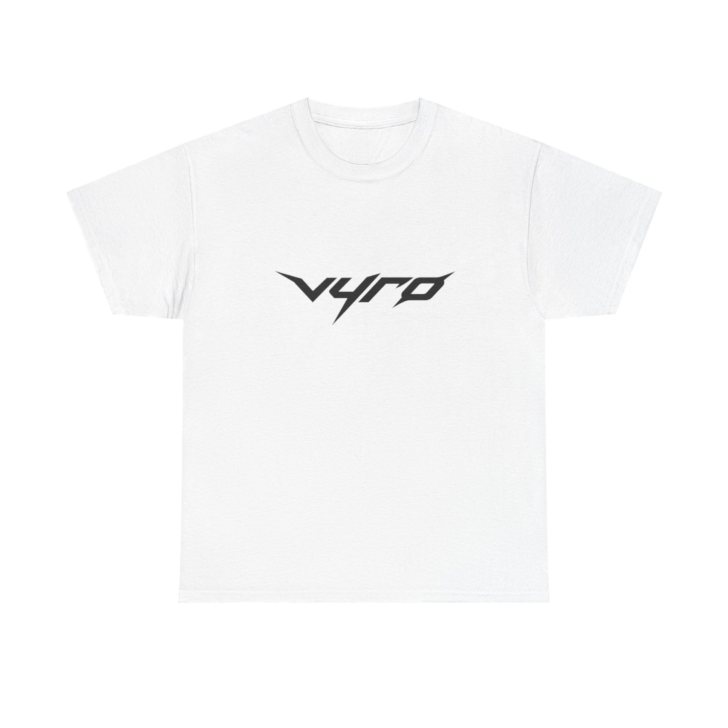 Summer Vibes Graphic Tee — 'Vyro' Logo & Beach Icon Back