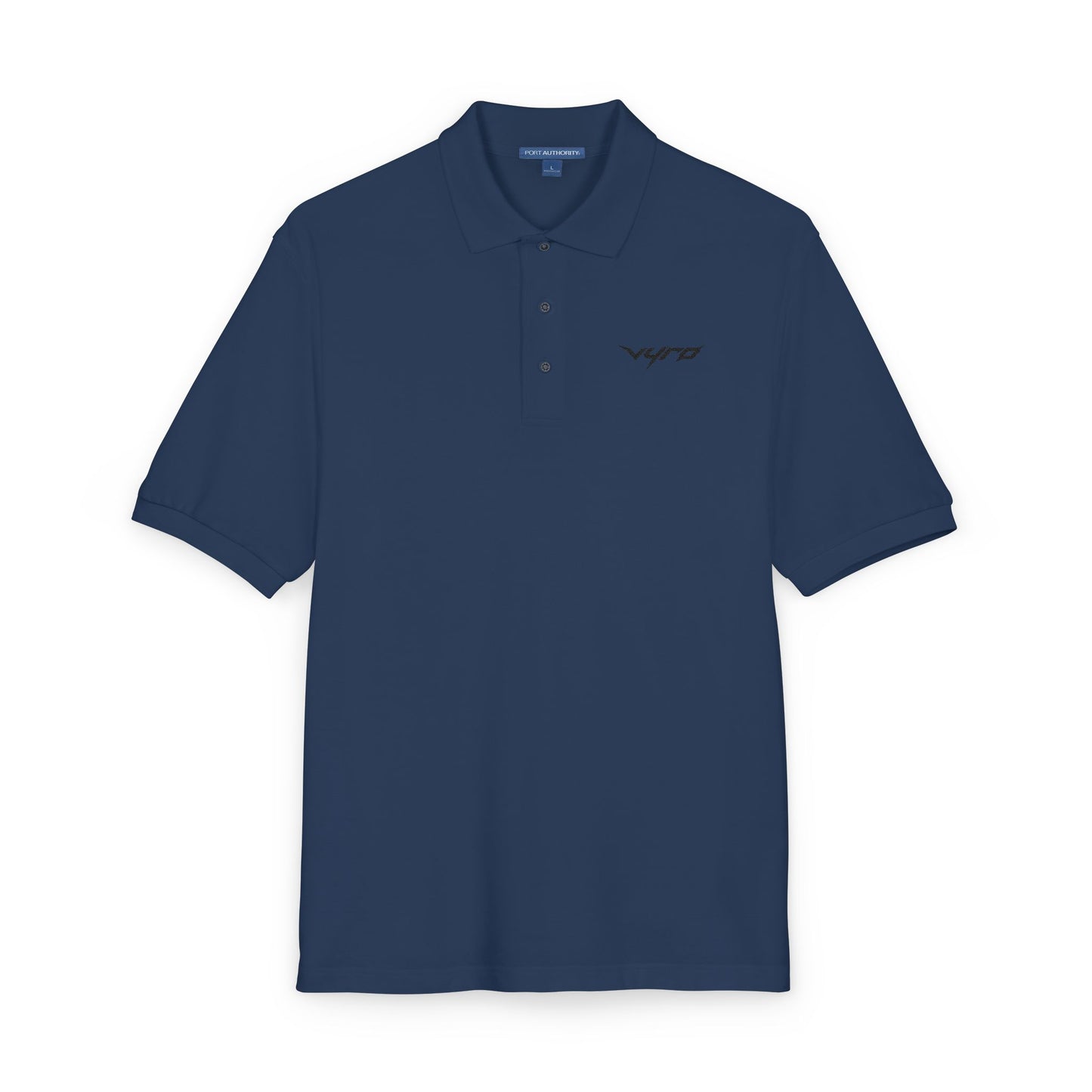 Embroidered Minimal Logo Polo Shirt — Classic Casual Work & Golf Tee