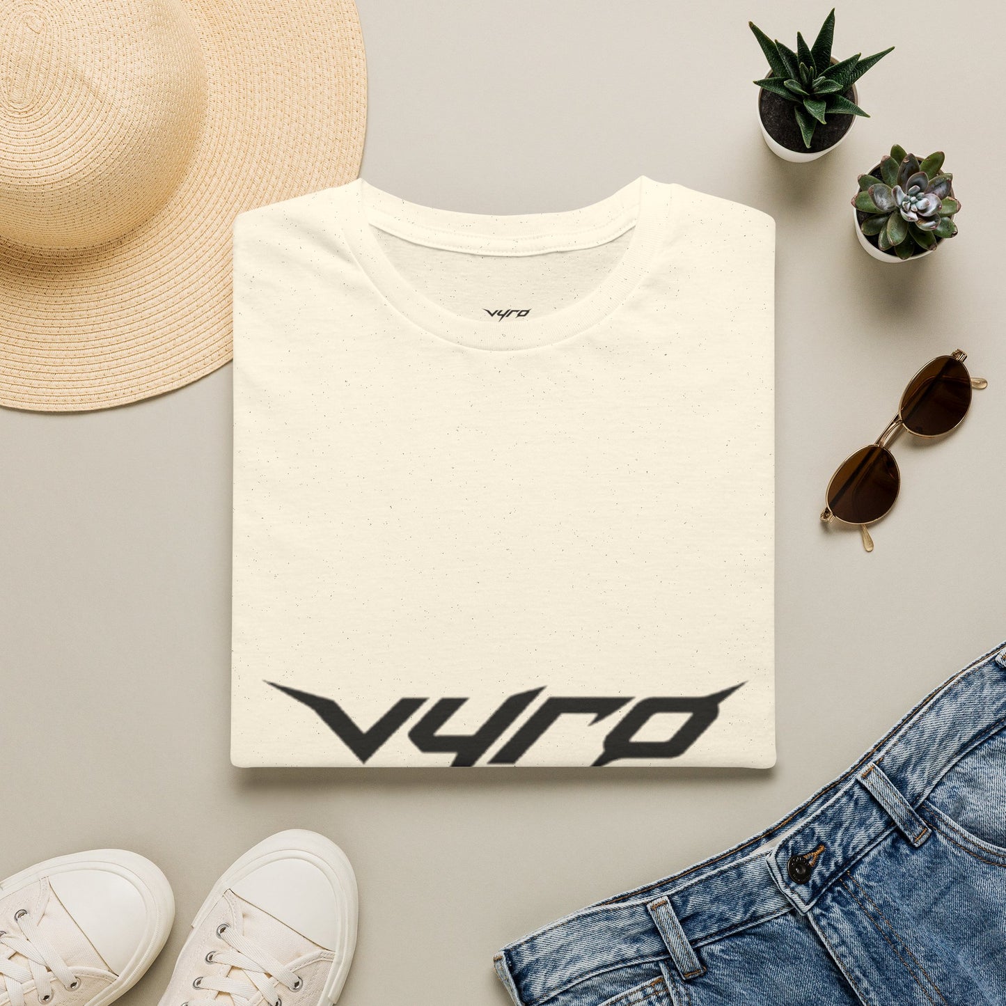 V4RO Logo T-Shirt — Minimal Tech Streetwear Graphic Tee