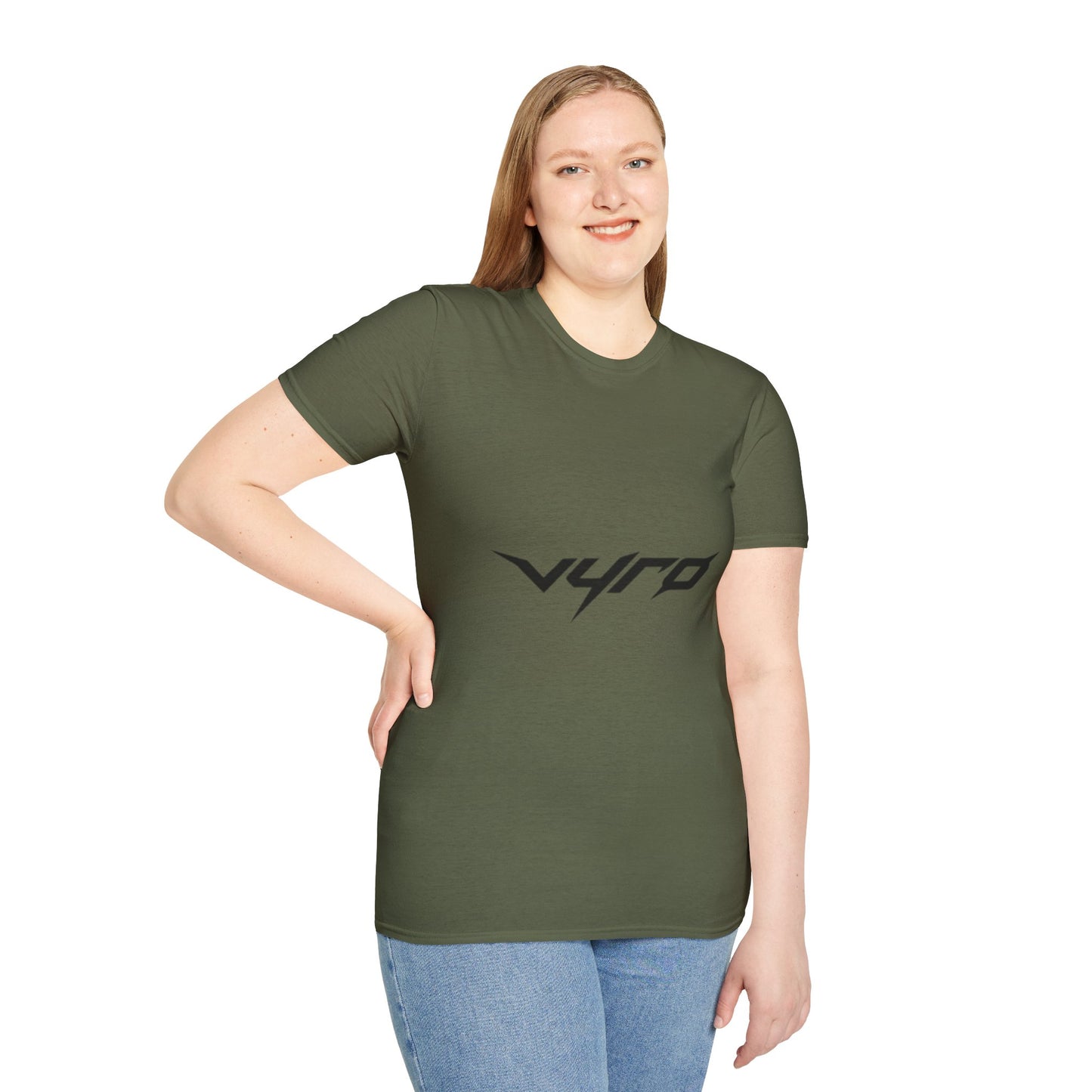 V4RO Logo T-Shirt — Minimal Tech Streetwear Graphic Tee