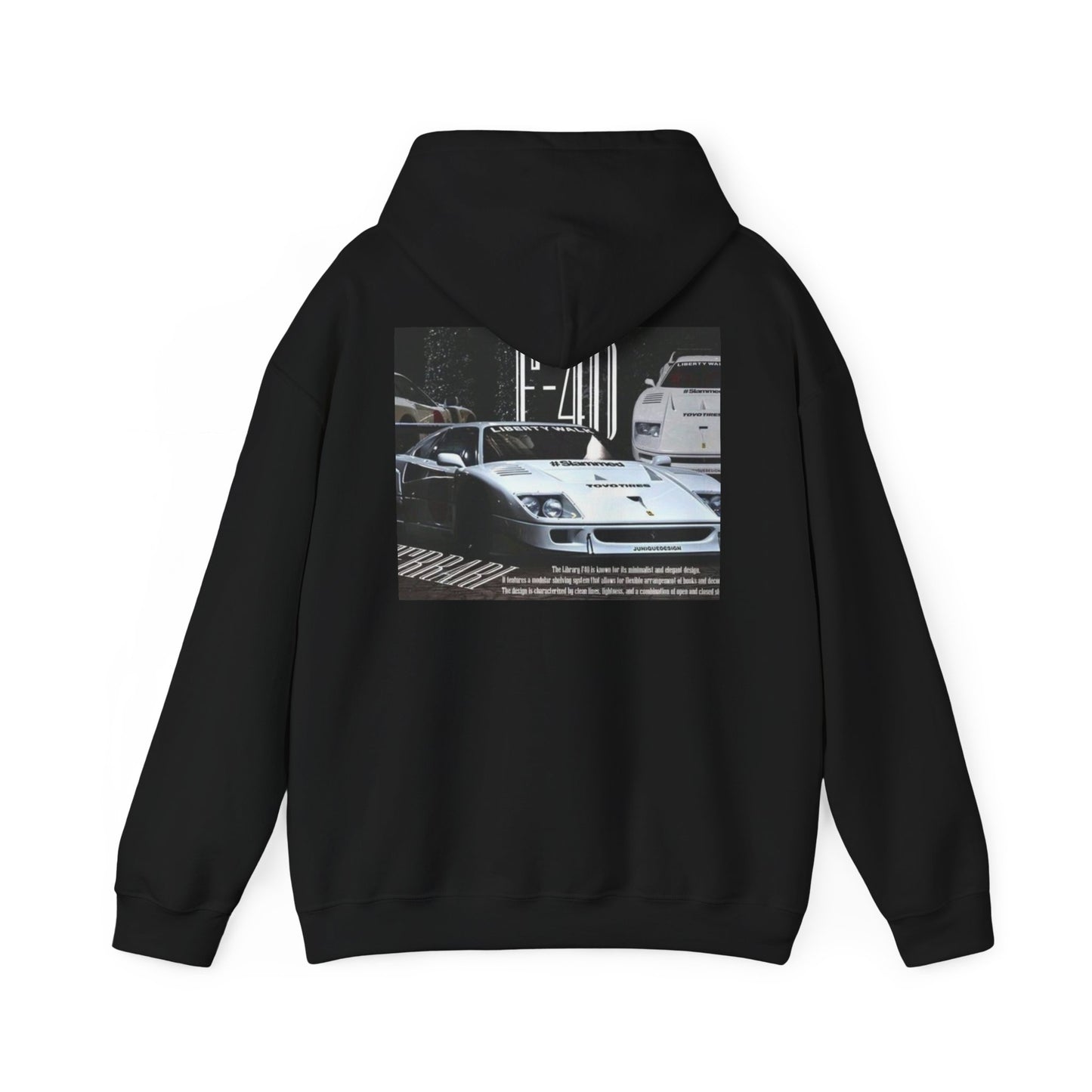 Vintage Supercar Hoodie — Vyro Logo Streetwear with Classic Racing Photo