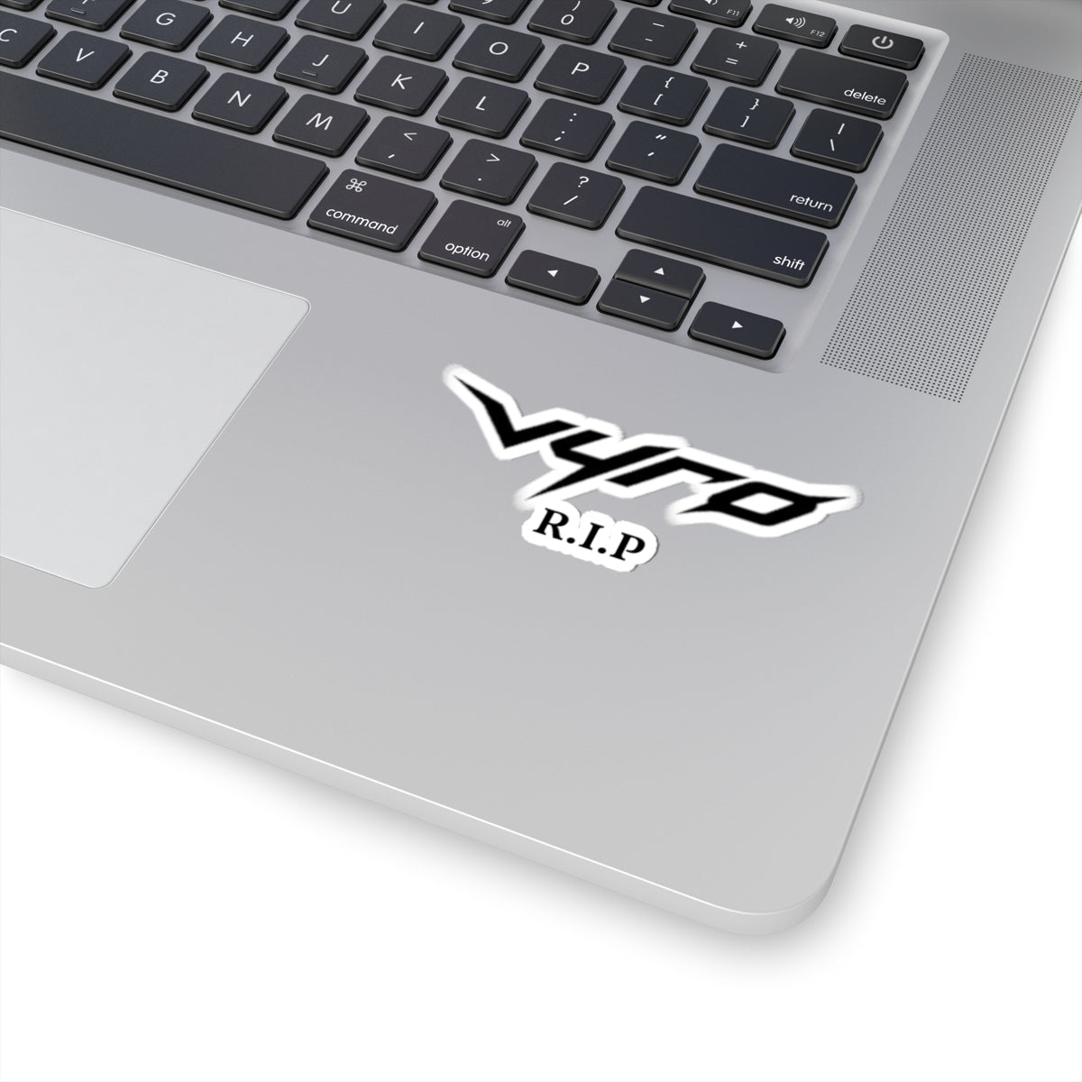 Vyro R.I.P. Die-Cut Sticker — Memorial Logo Sticker for Laptops, Skateboards & Gear