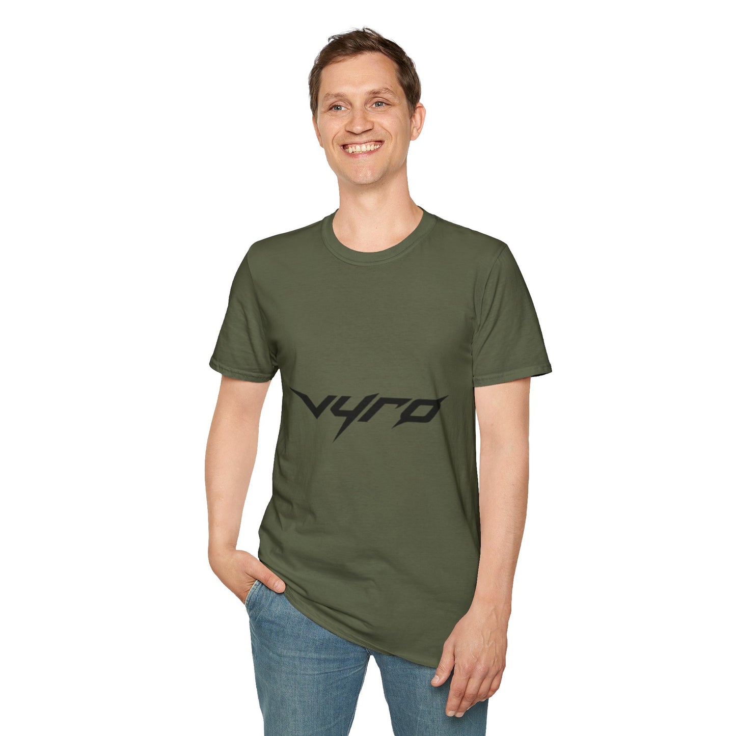 V4RO Logo T-Shirt — Minimal Tech Streetwear Graphic Tee