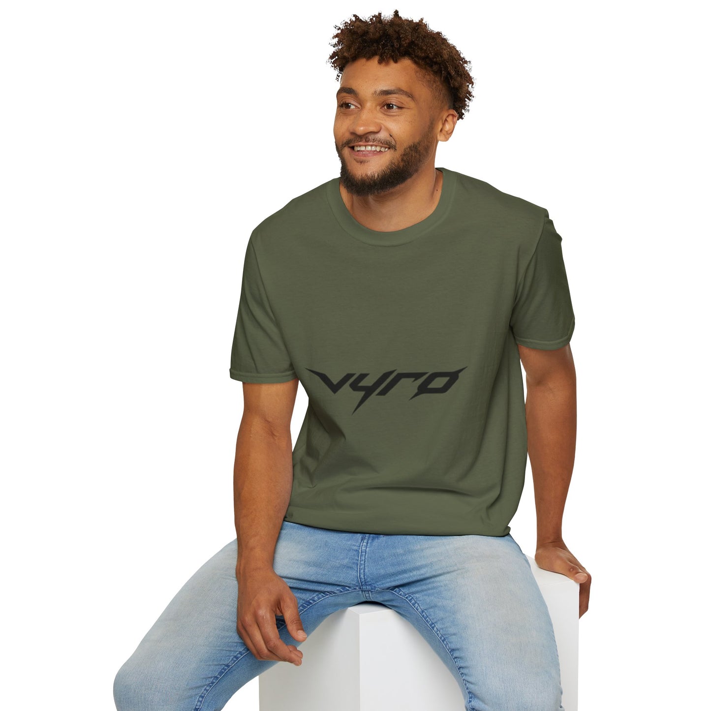 V4RO Logo T-Shirt — Minimal Tech Streetwear Graphic Tee
