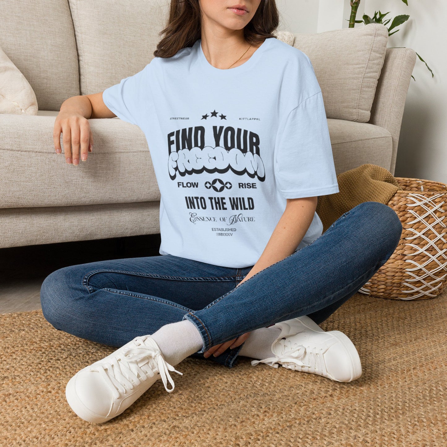 Find Your Freedom T-Shirt — 'Find Your Freedom' Graphic Tee, Adventure & Nature Vibe