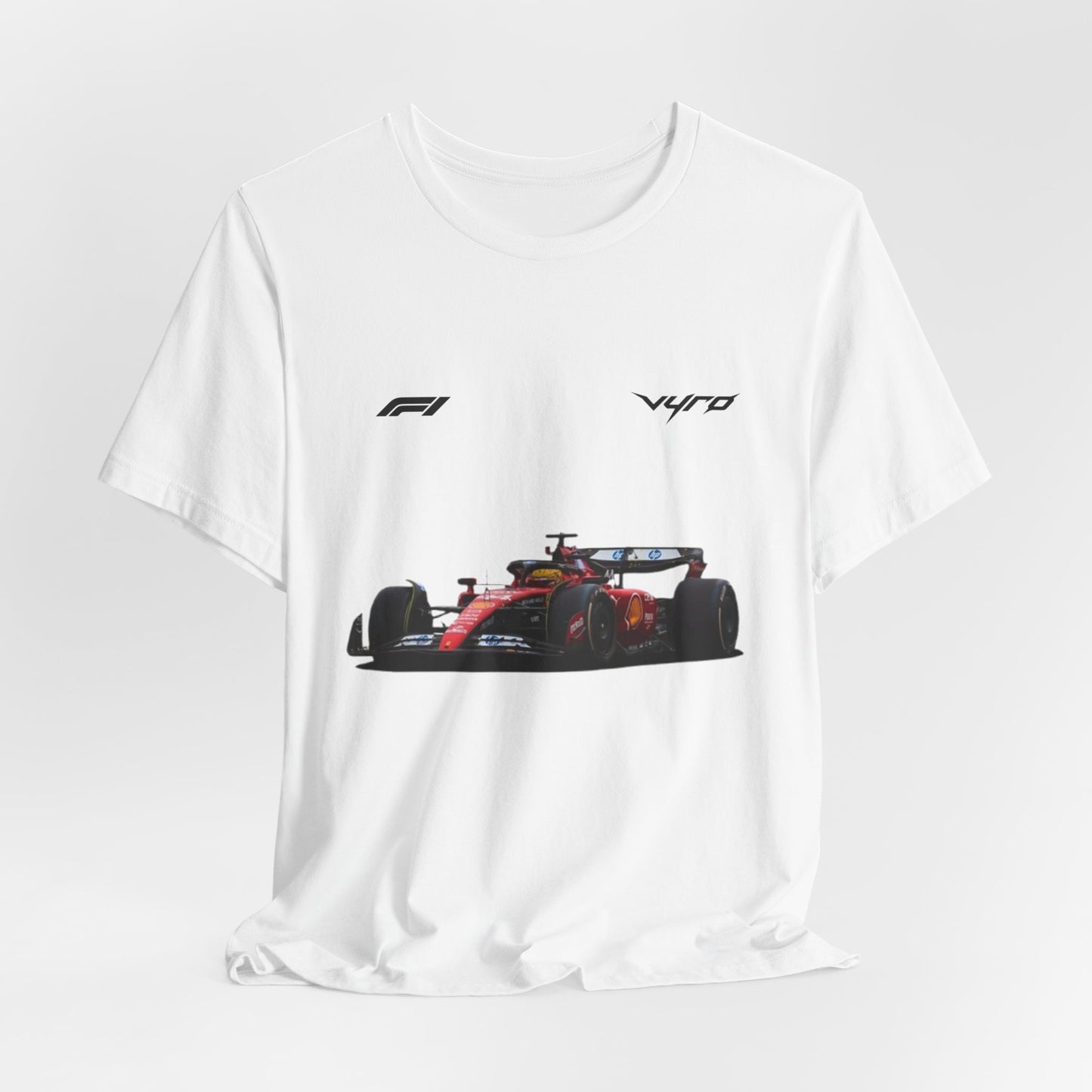 Formula One Race Car T‑Shirt — Red Single-Seater Graphic Tee