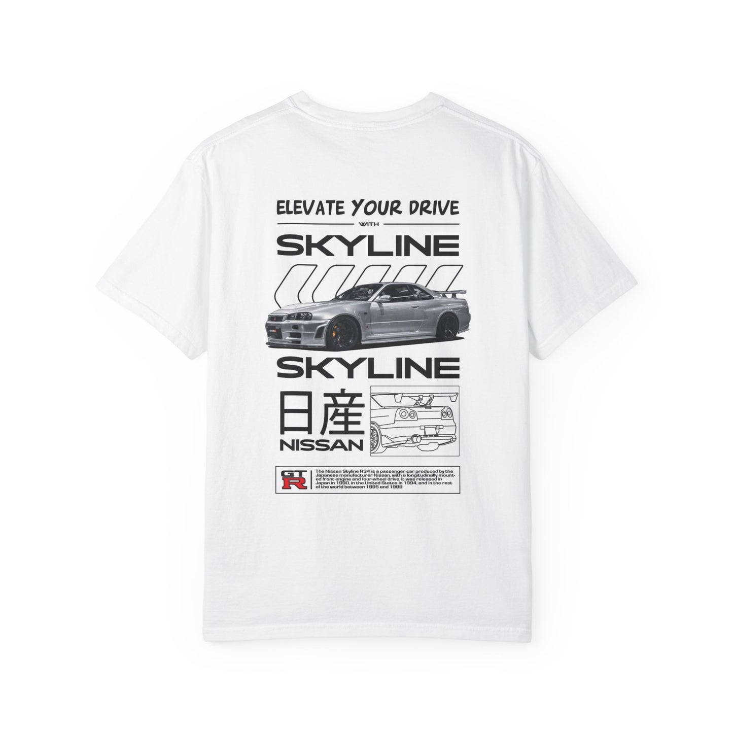Skyline R.I.P. T-Shirt — Nissan Skyline Tribute Car Tee